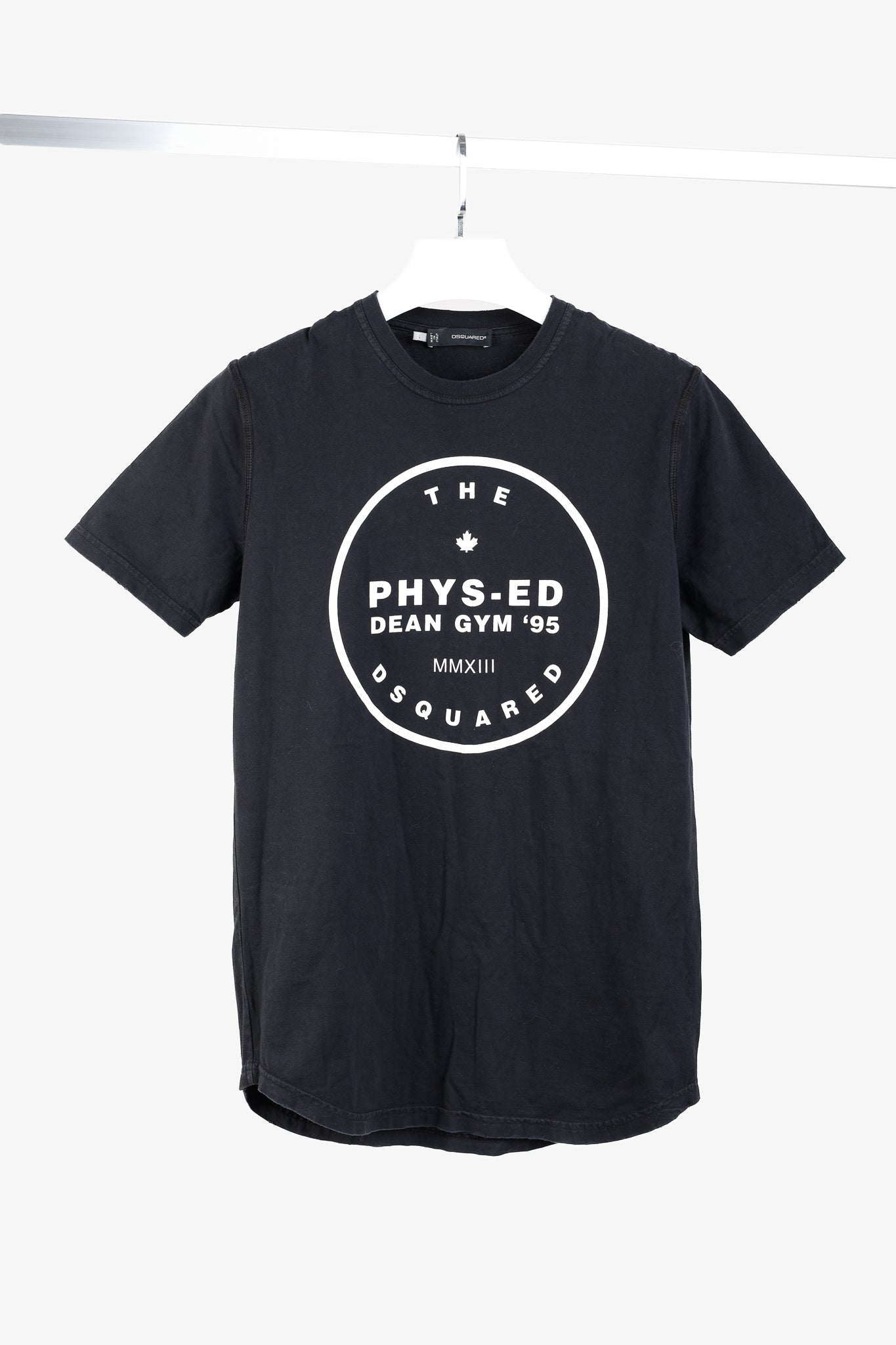 Dsquared2 2013 Phys-Ed Dean Gym '95 Black Cotton Tee