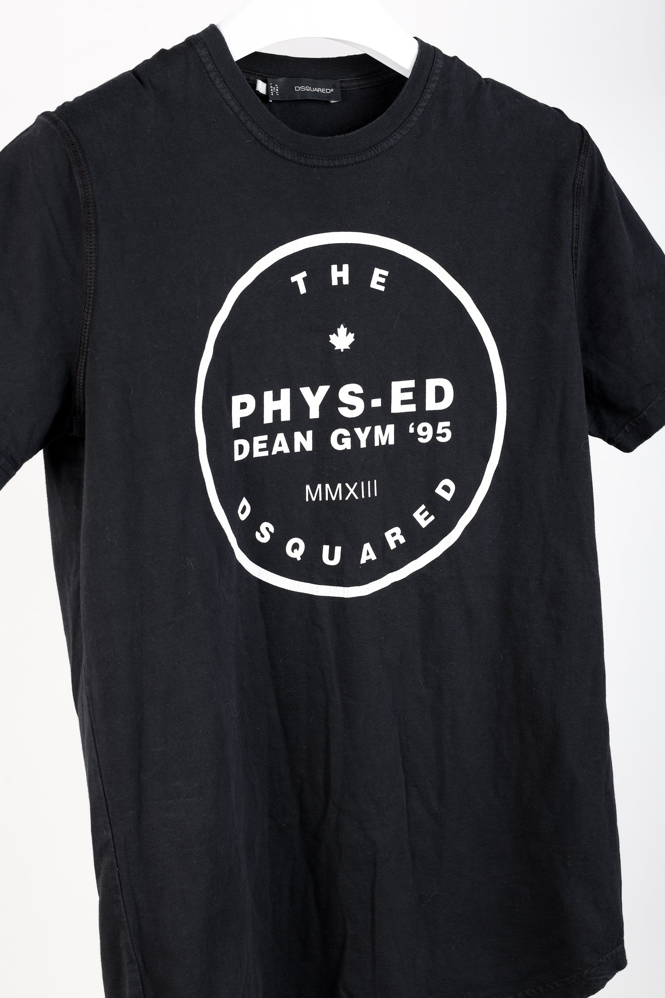 Dsquared2 2013 Phys-Ed Dean Gym '95 Black Cotton Tee