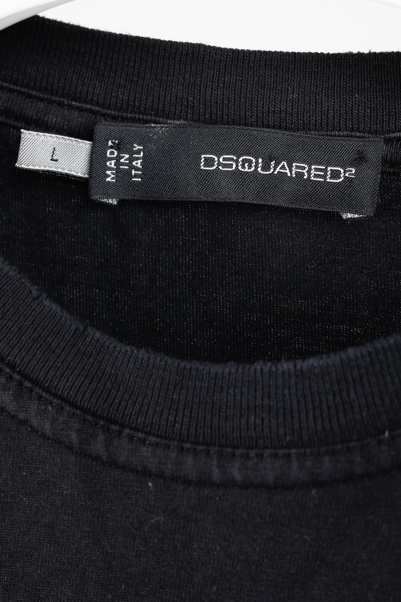 Dsquared2 2013 Phys-Ed Dean Gym '95 Black Cotton Tee