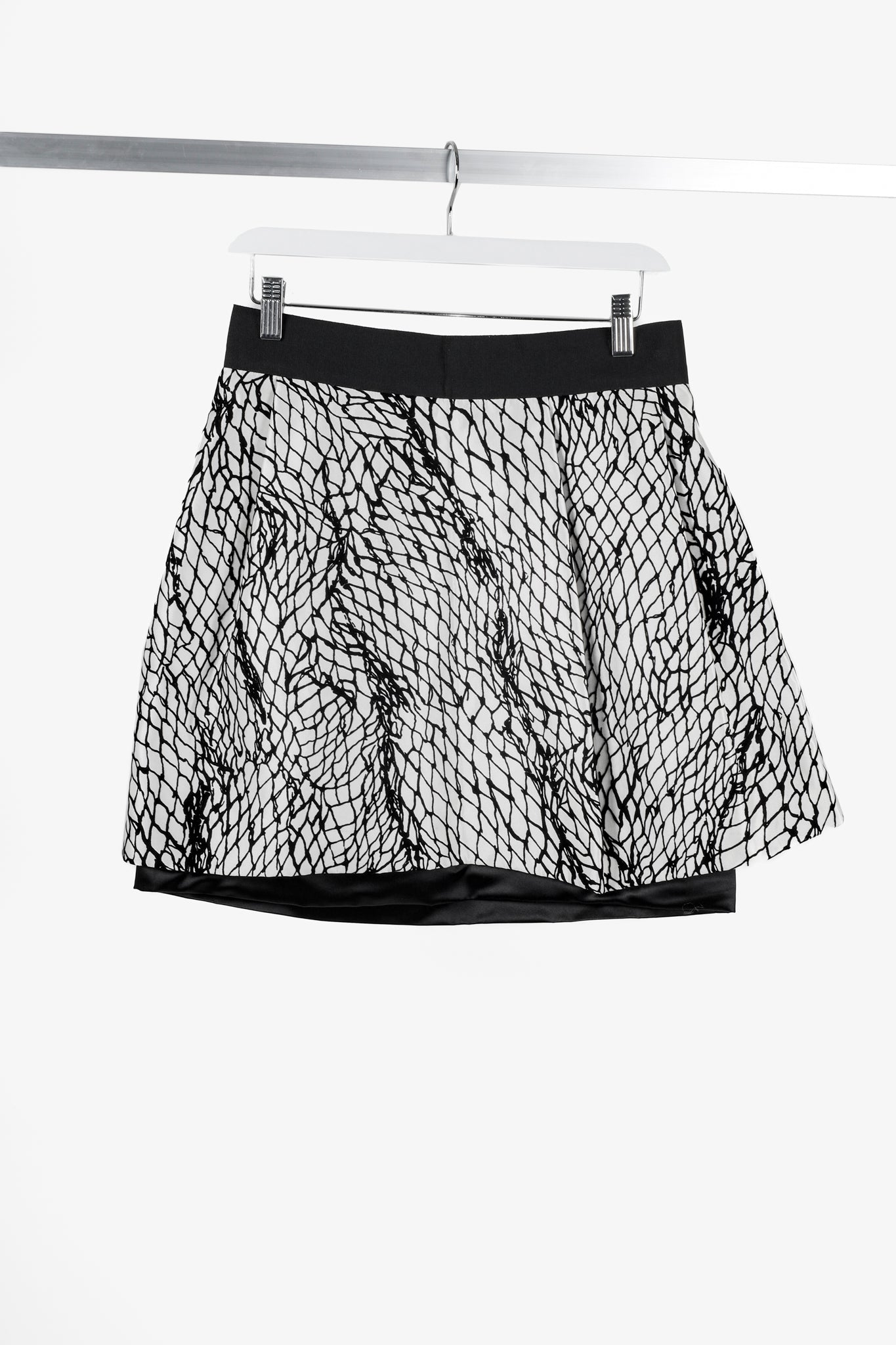 Dolce & Gabbana AW/09 Runway Velvet Web Mini Skirt