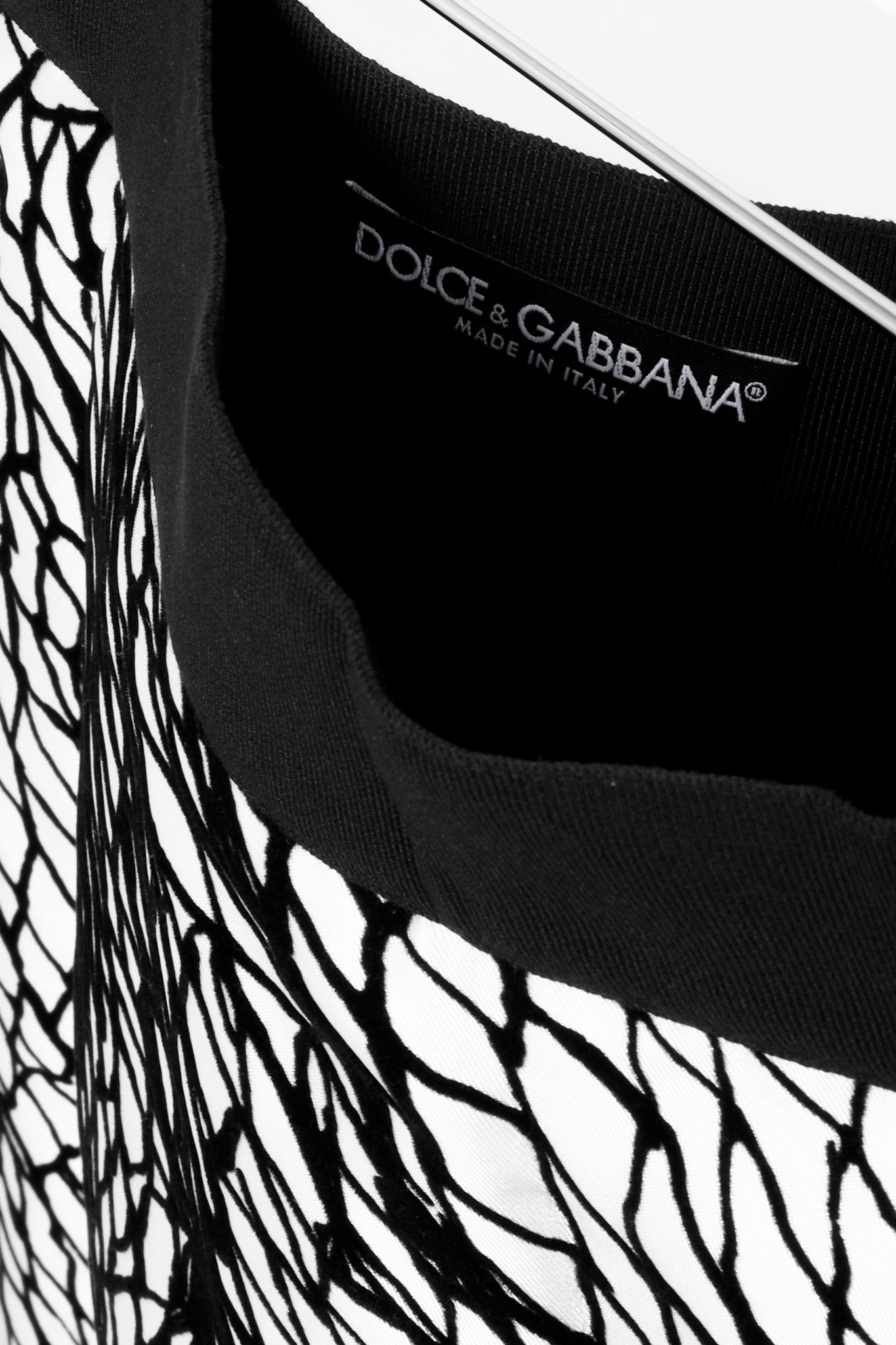 Dolce & Gabbana AW/09 Runway Velvet Web Mini Skirt