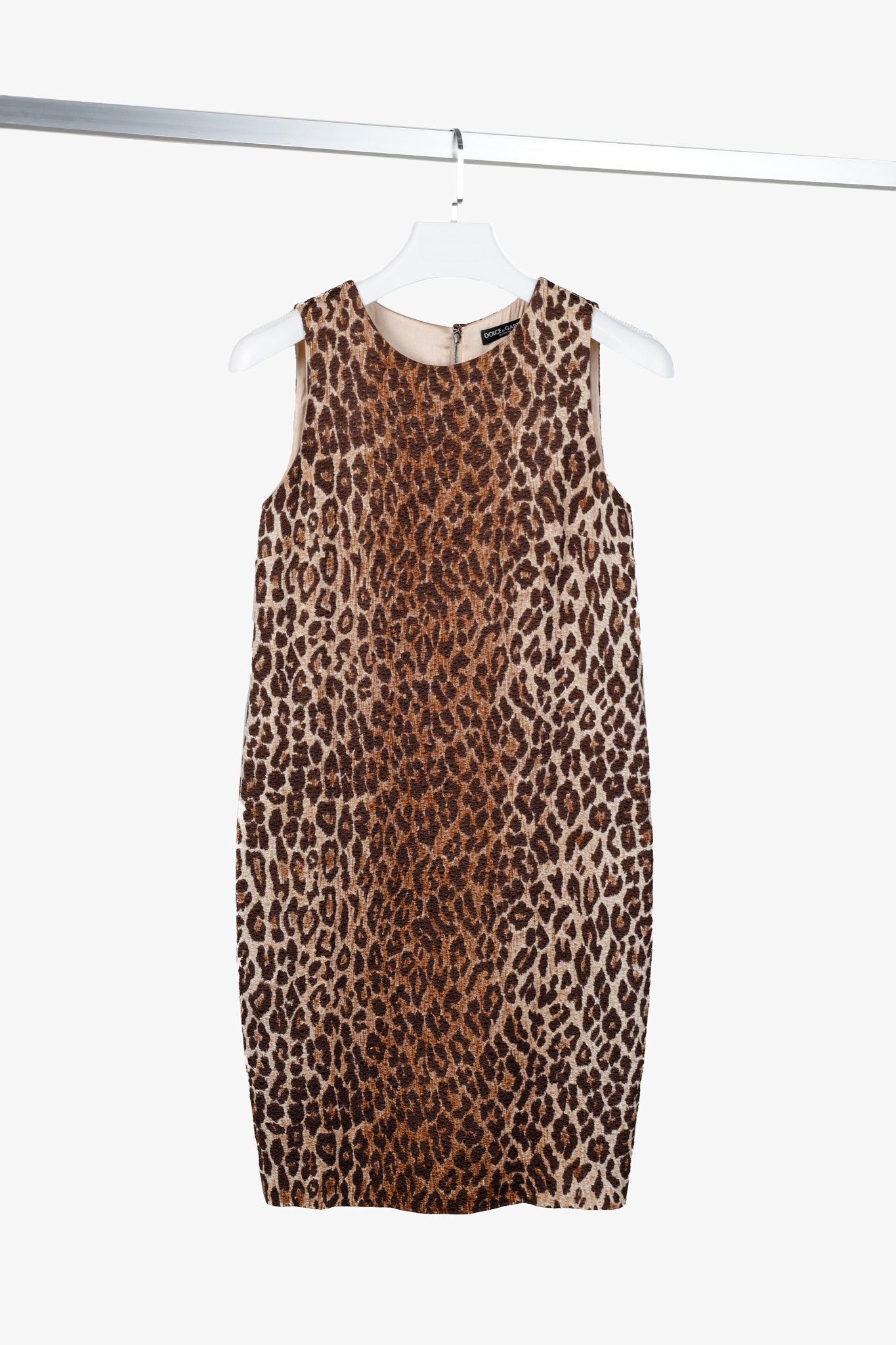 Dolce & Gabbana PF/13 Leopard Print Midi Dress