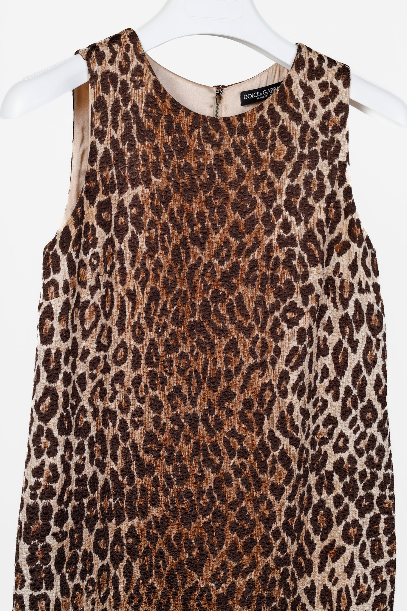 Dolce & Gabbana PF/13 Leopard Print Midi Dress