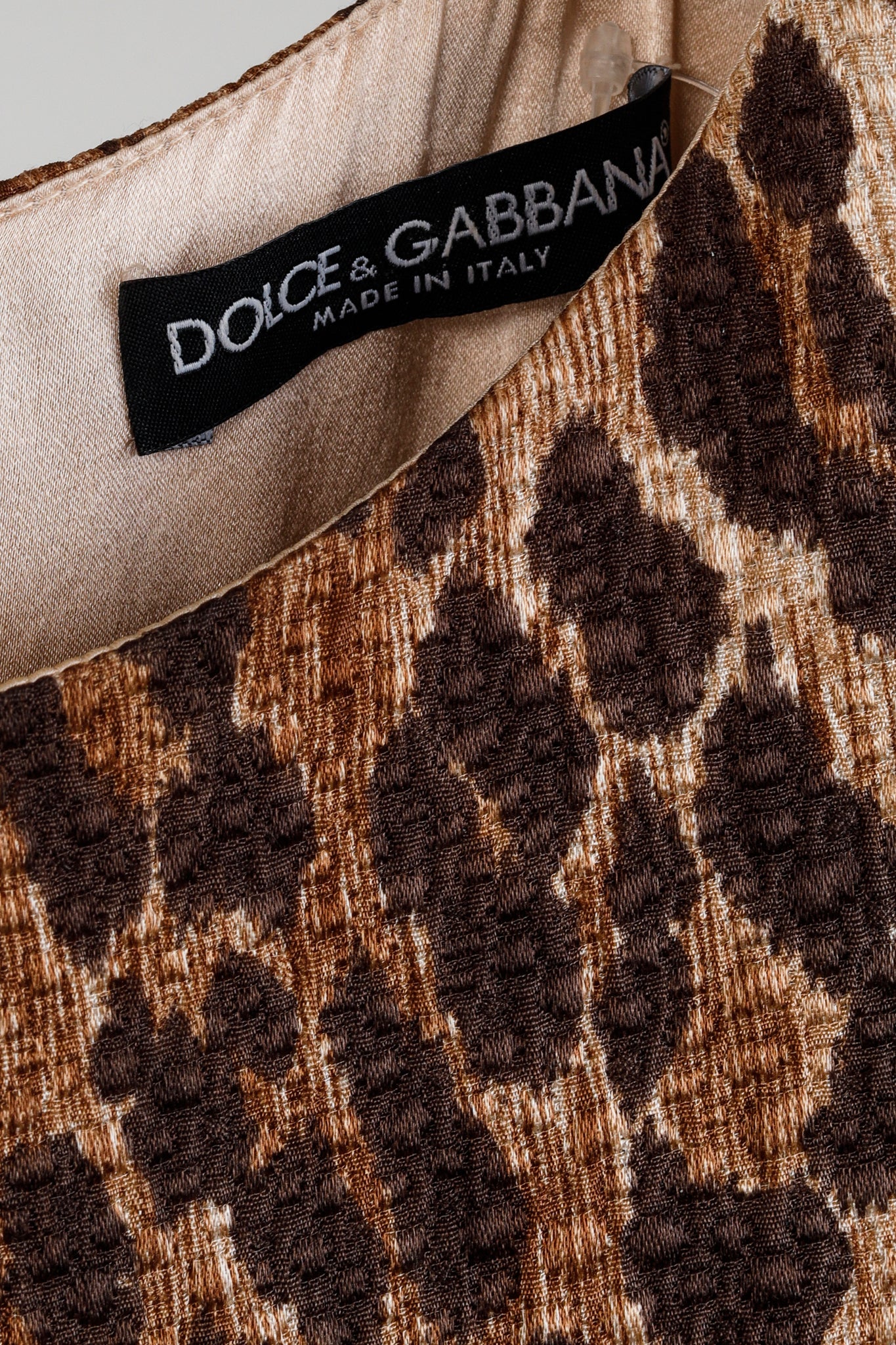Dolce & Gabbana PF/13 Leopard Print Midi Dress