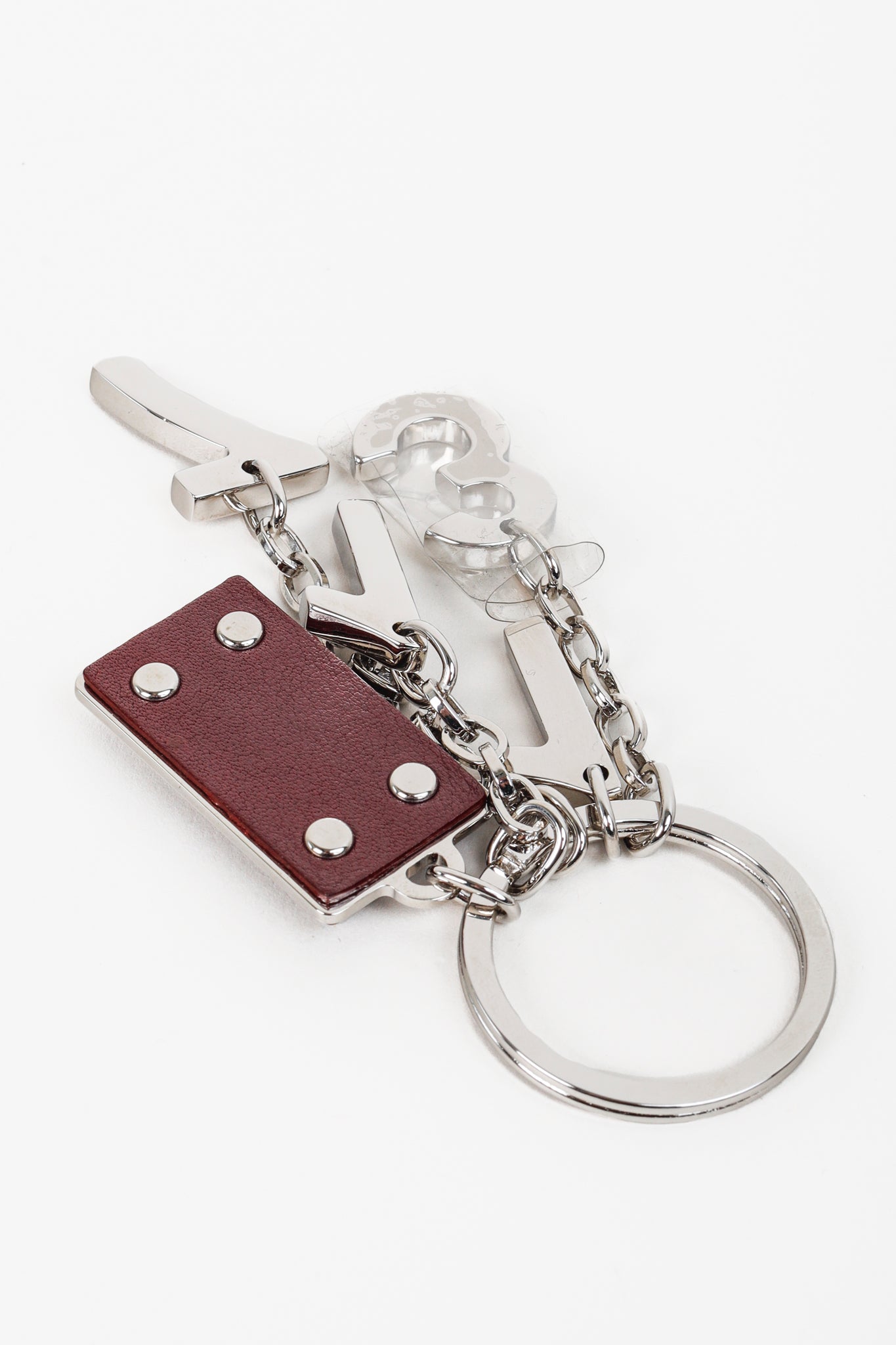 Dolce & Gabbana Number Silver Bag Charm Key Ring