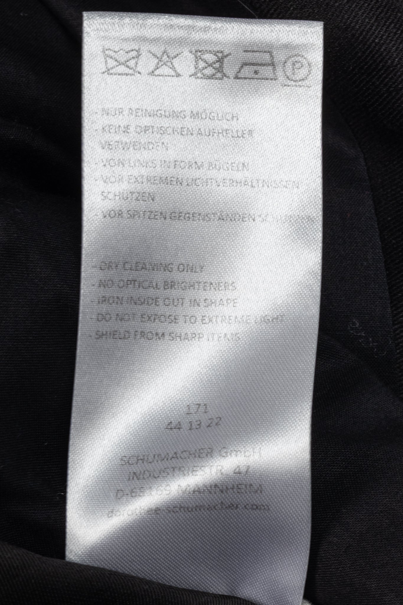 Dorothee Schumacher Black Linen Shantung Metallic-Collar Jacket