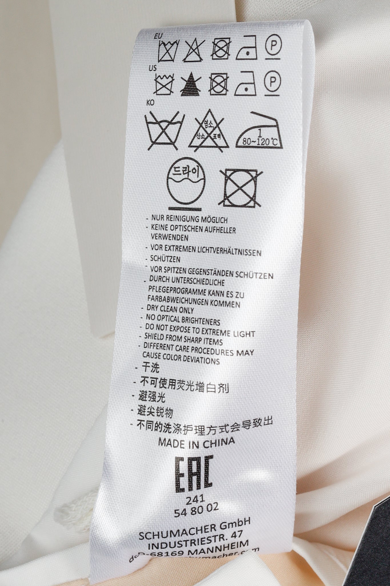 Dorothee Schumacher Essence Camellia White Oversized Jacket