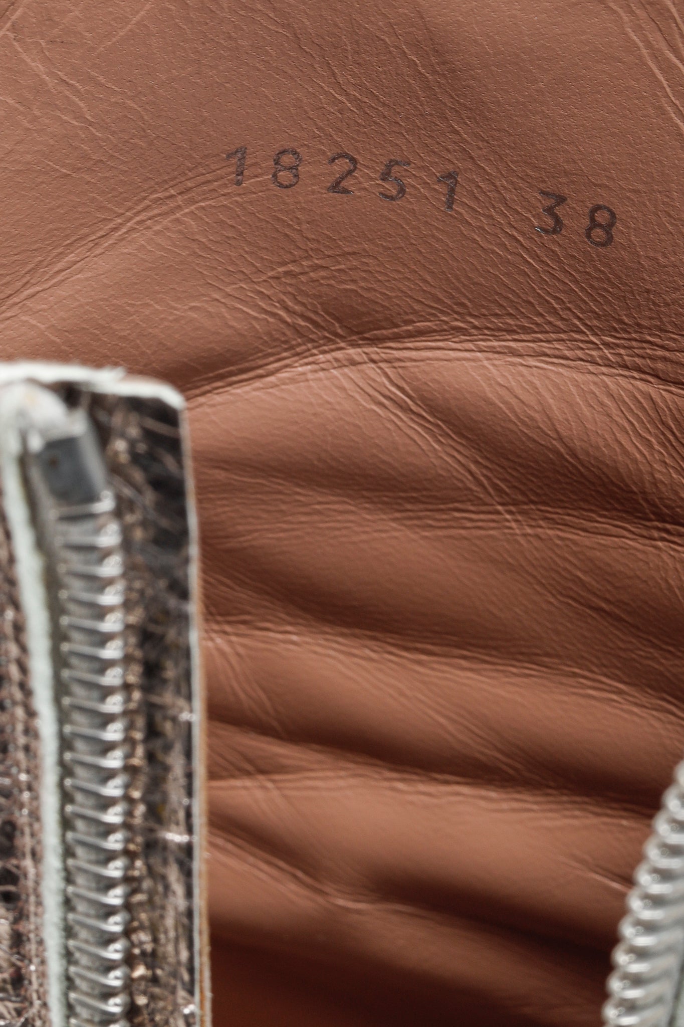 Dries Van Noten Rose-gold Crinkled Patent Leather Boots