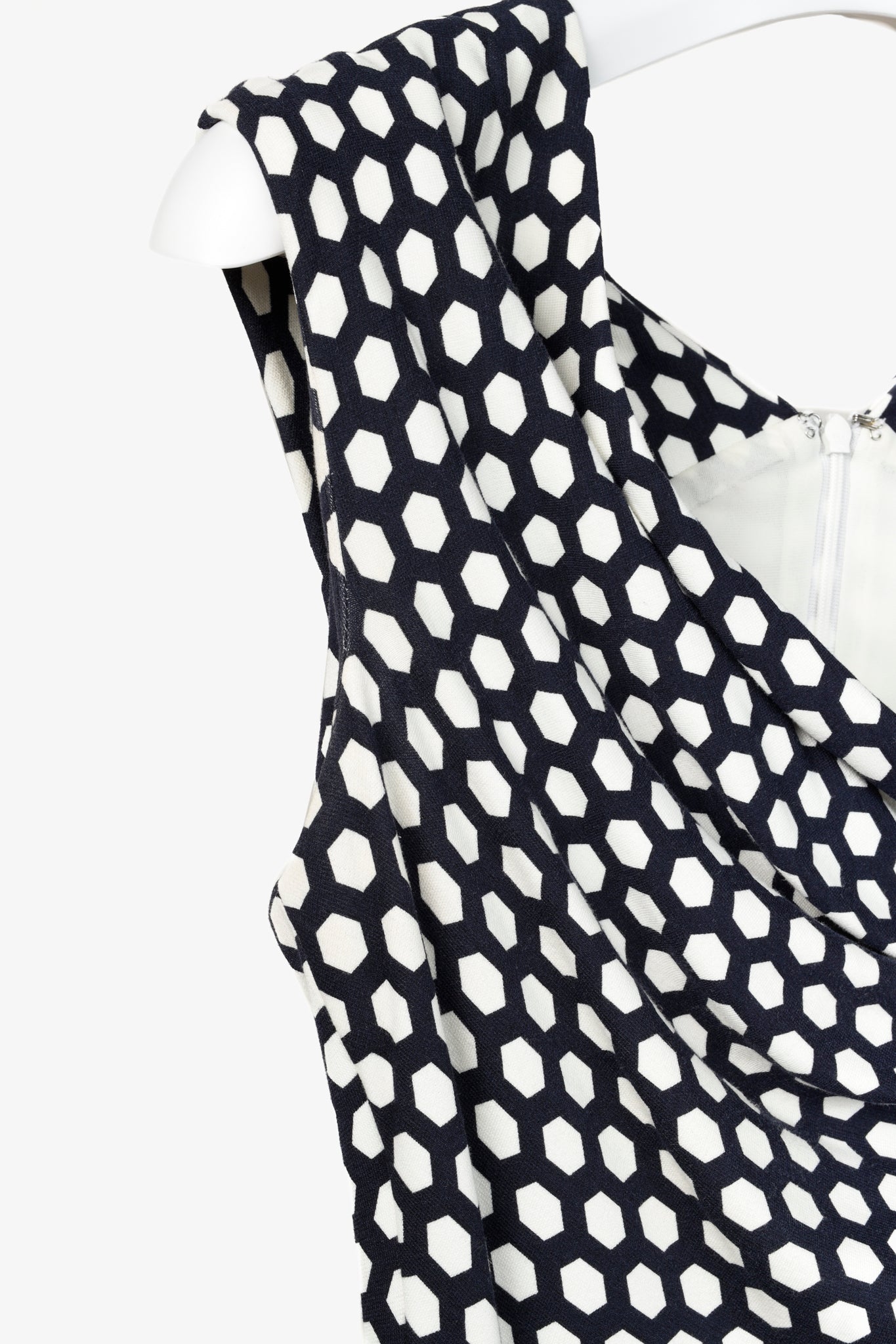 Escada Diarina Marine Geometric Print Dress