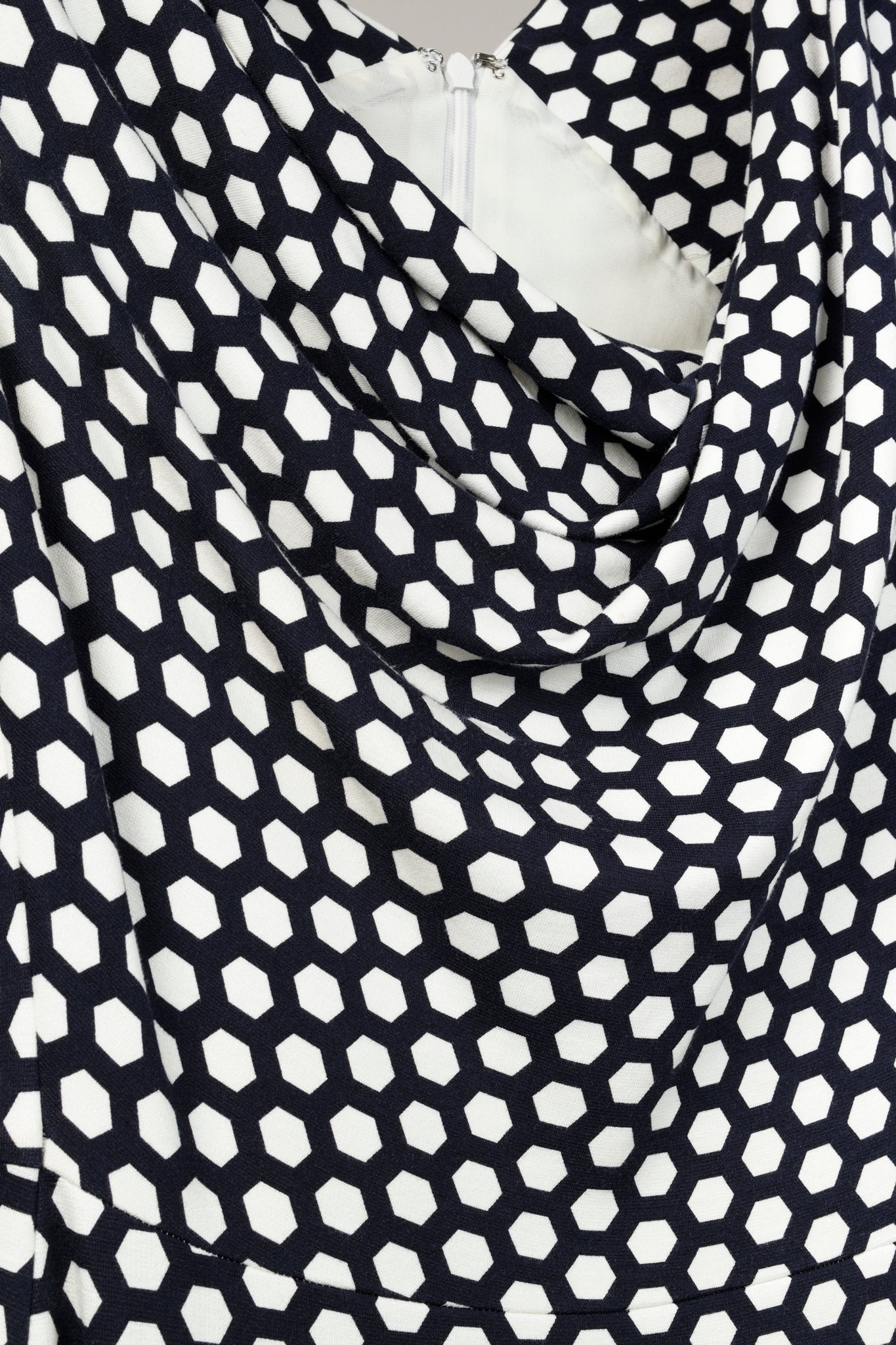 Escada Diarina Marine Geometric Print Dress