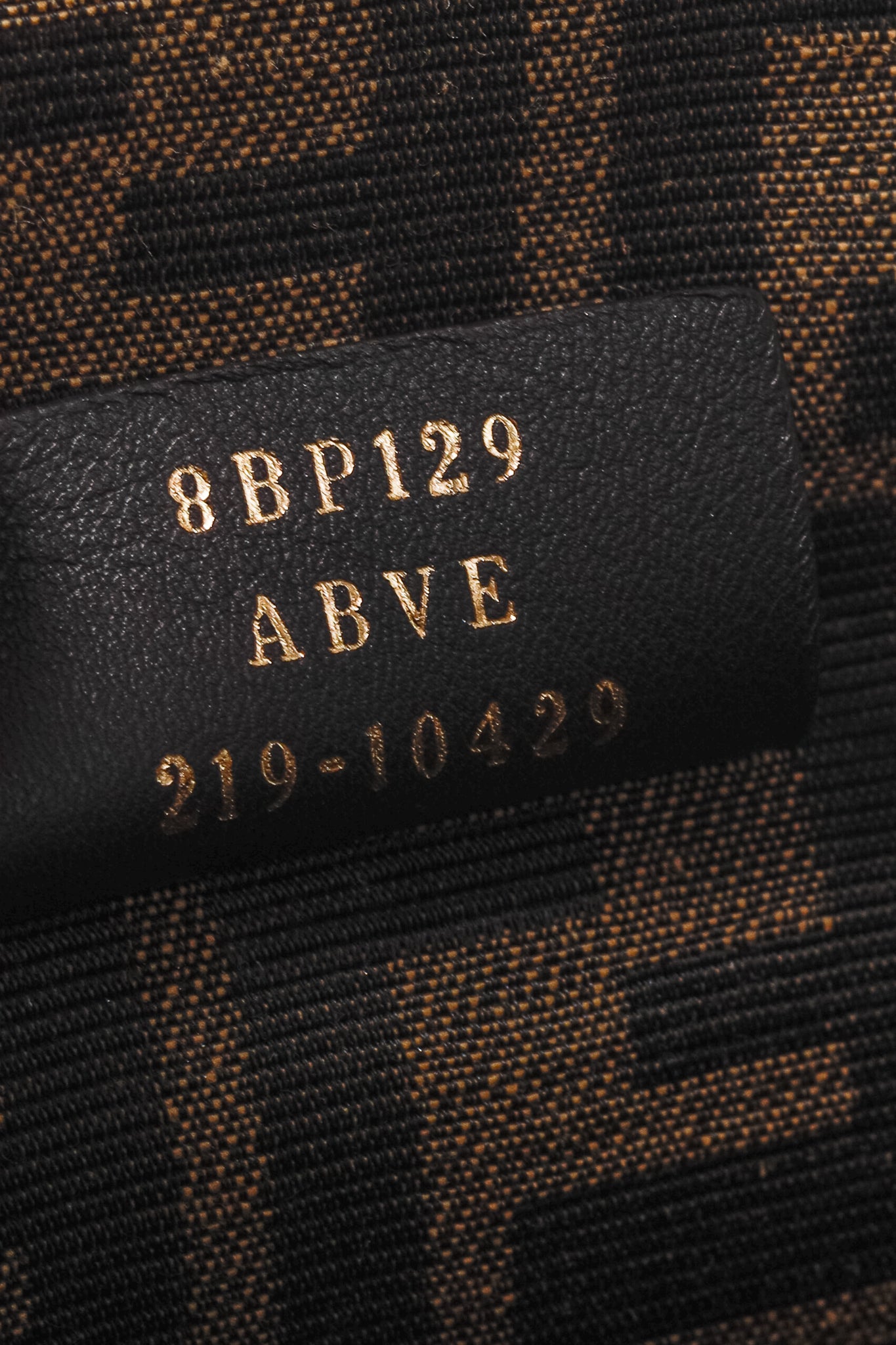 Fendi First Small Black Nappa Leather Bag