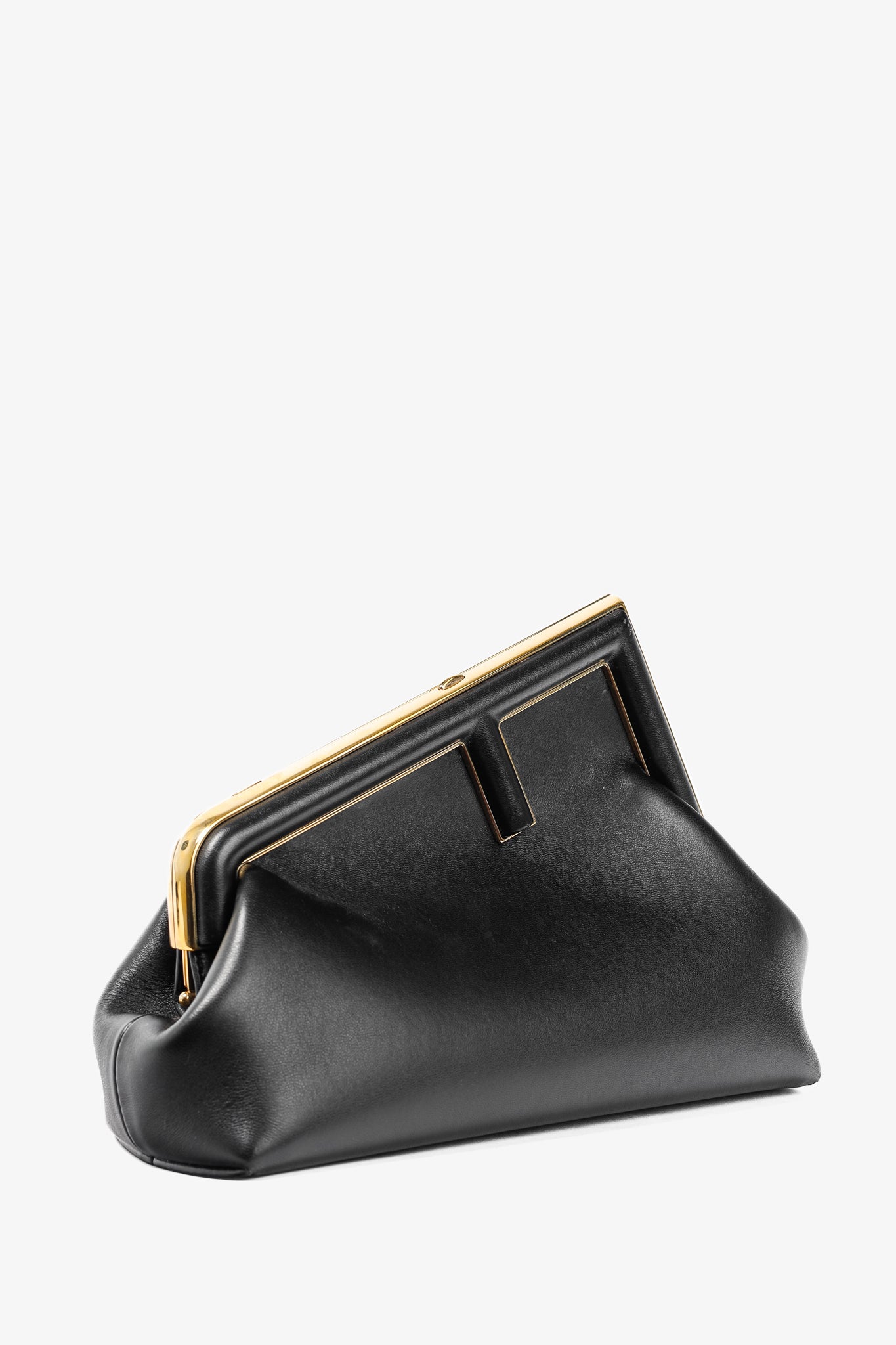 Fendi First Small Black Nappa Leather Bag