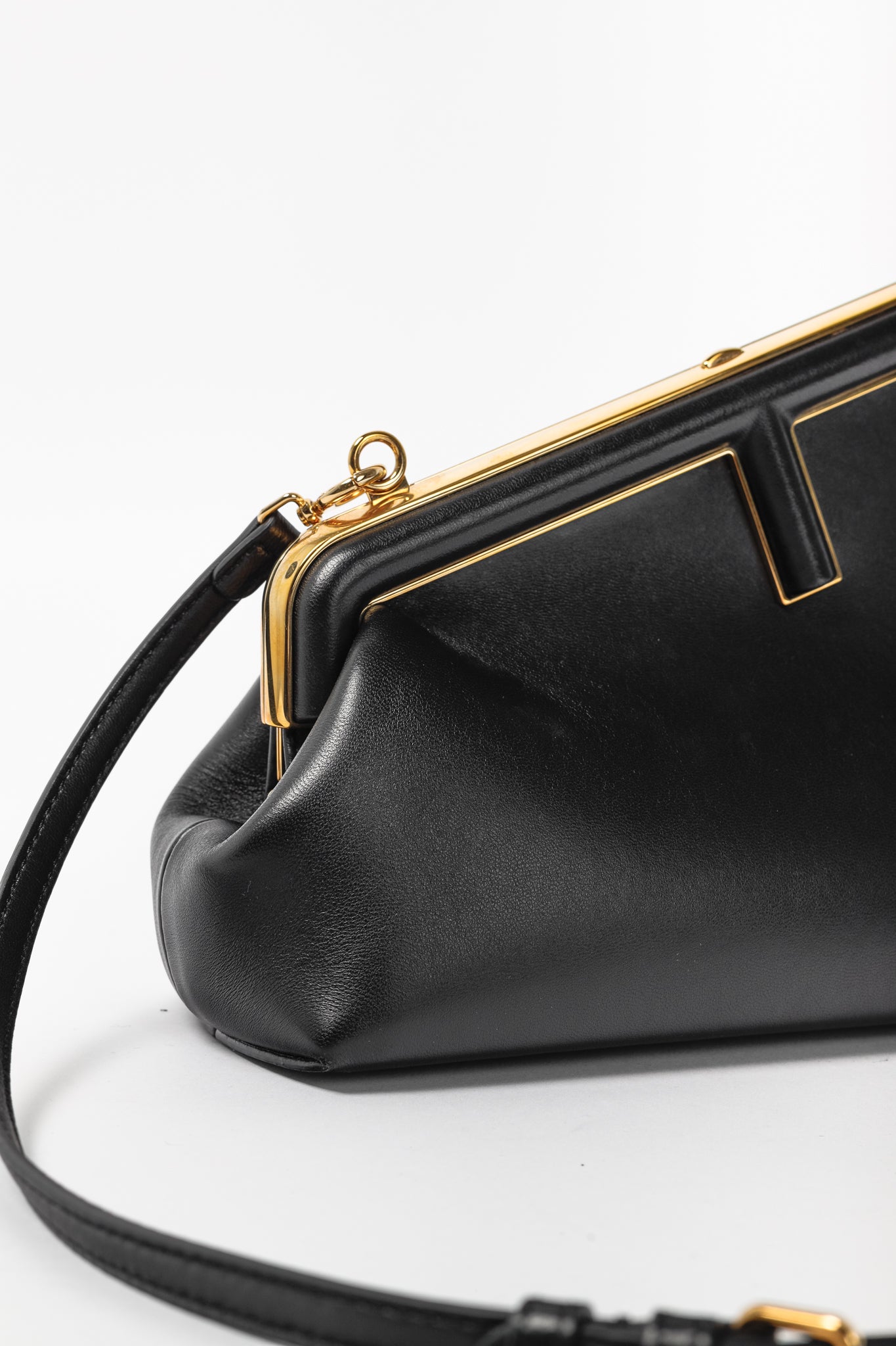 Fendi First Small Black Nappa Leather Bag