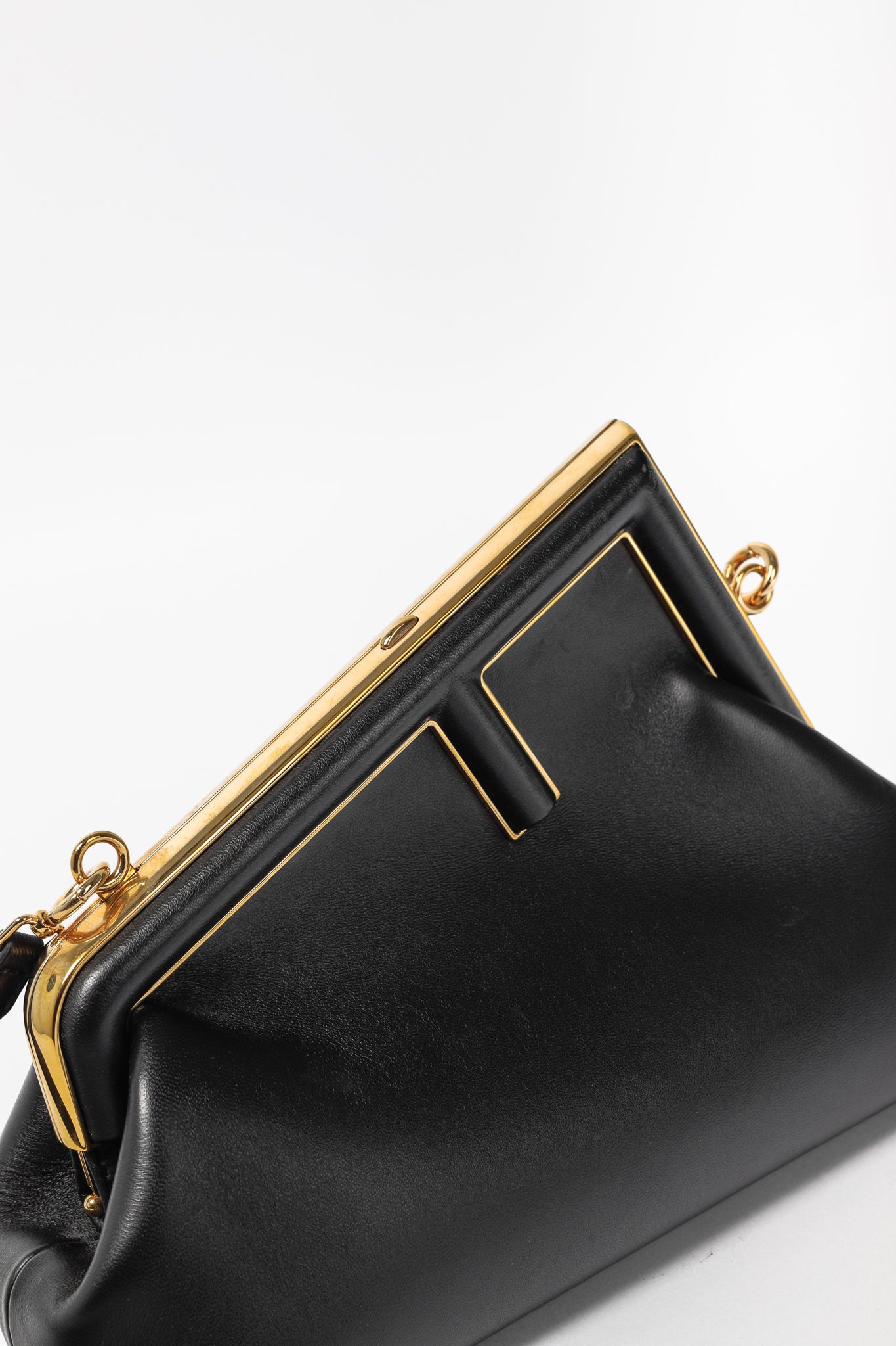 Fendi First Small Black Nappa Leather Bag