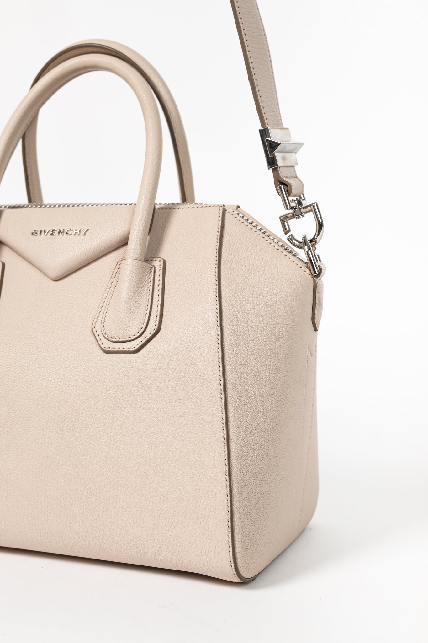 Givenchy Antigona Small Nude Pink Goat Leather Tote Bag