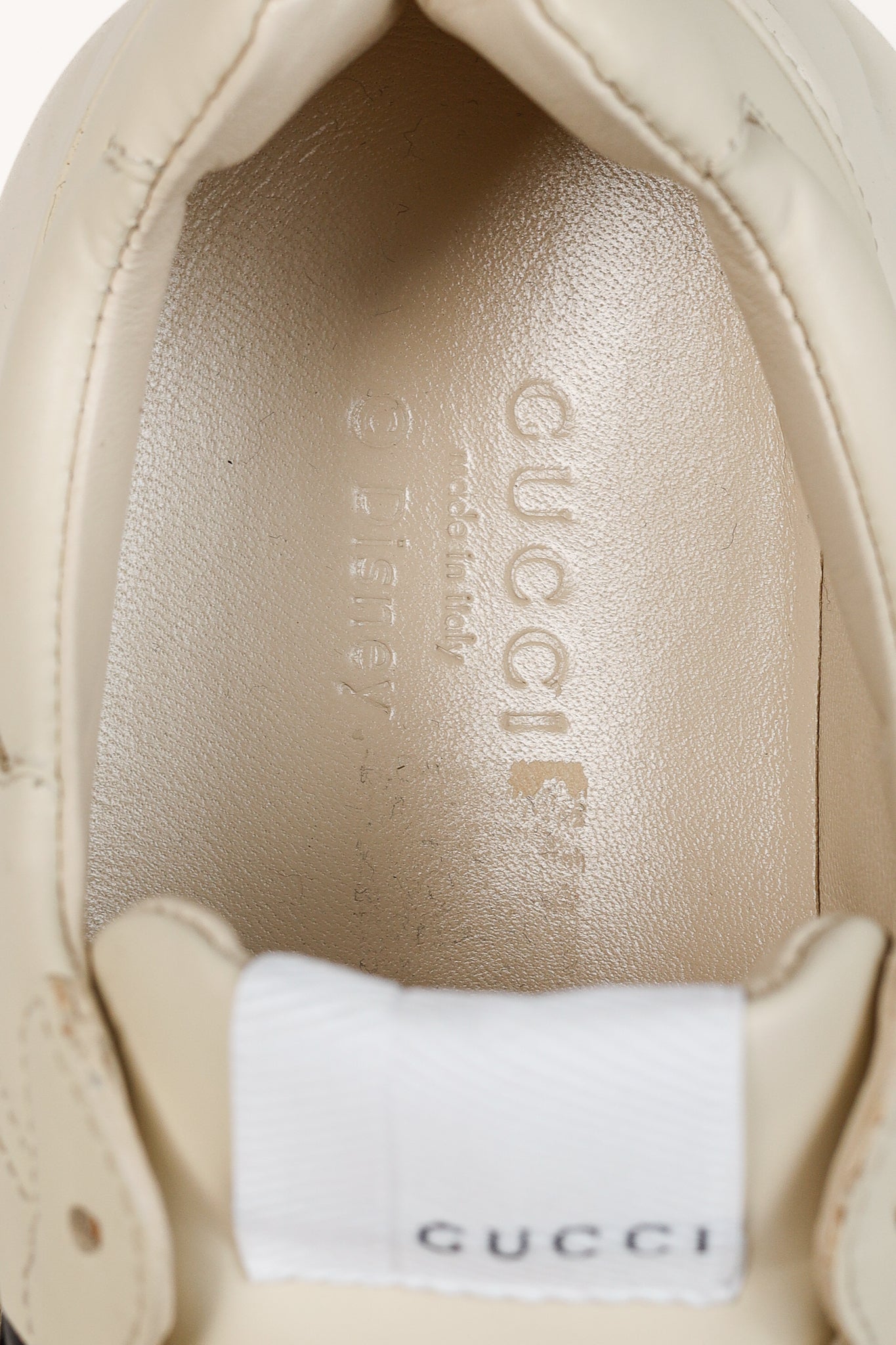 Gucci x Disney Rhyton Ivoire 'Mickey Mouse' Leather Sneakers