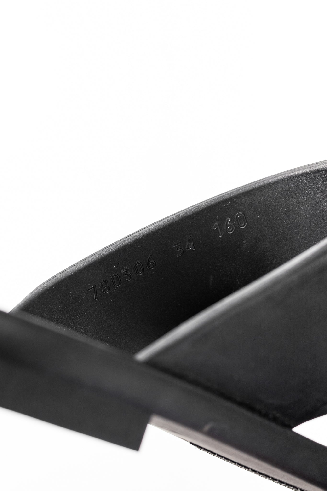 Gucci Black Rubber Horsebit Thong Sandals