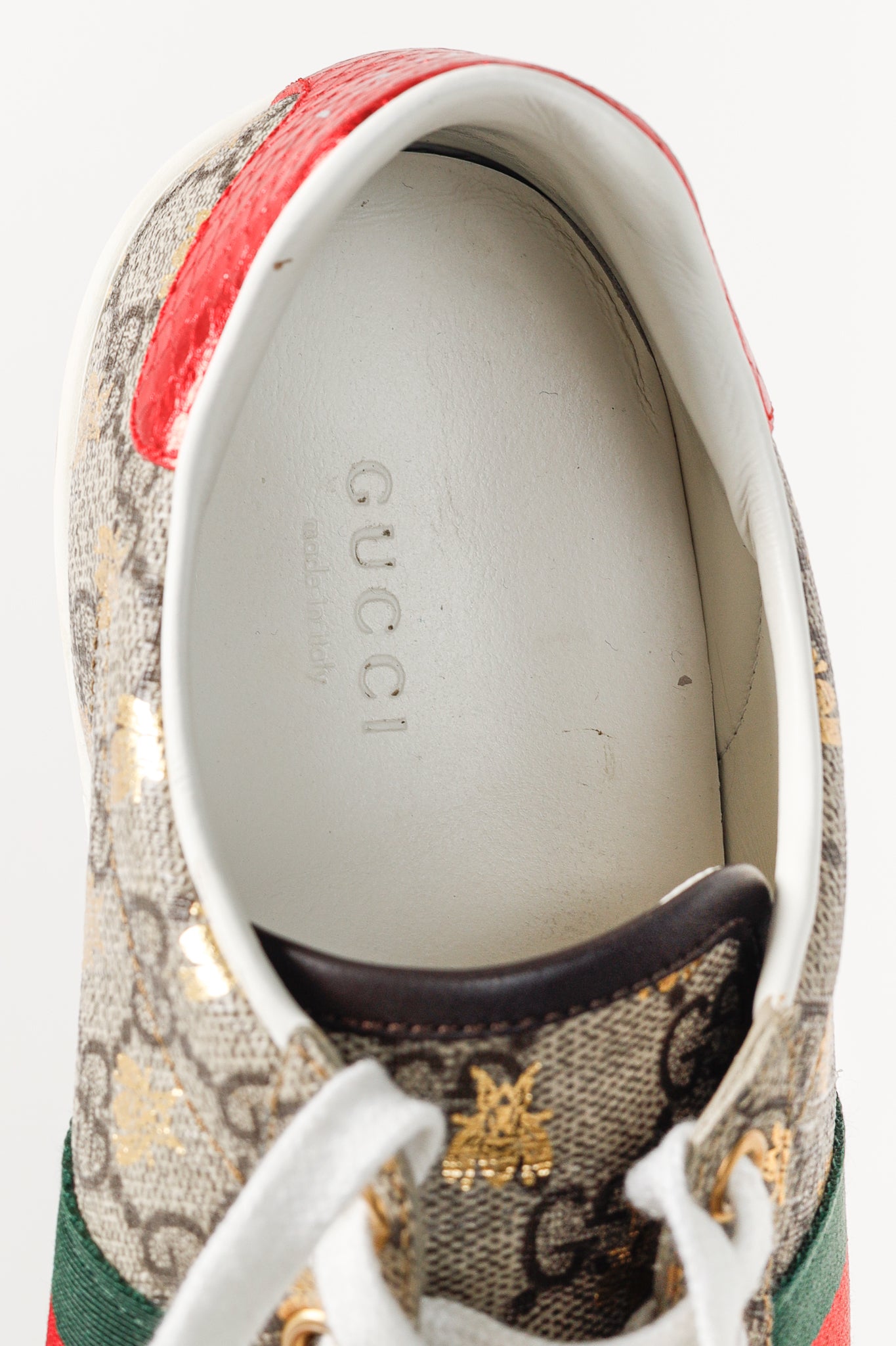 Gucci Ace GG Supreme Monogram Bee Sneakers