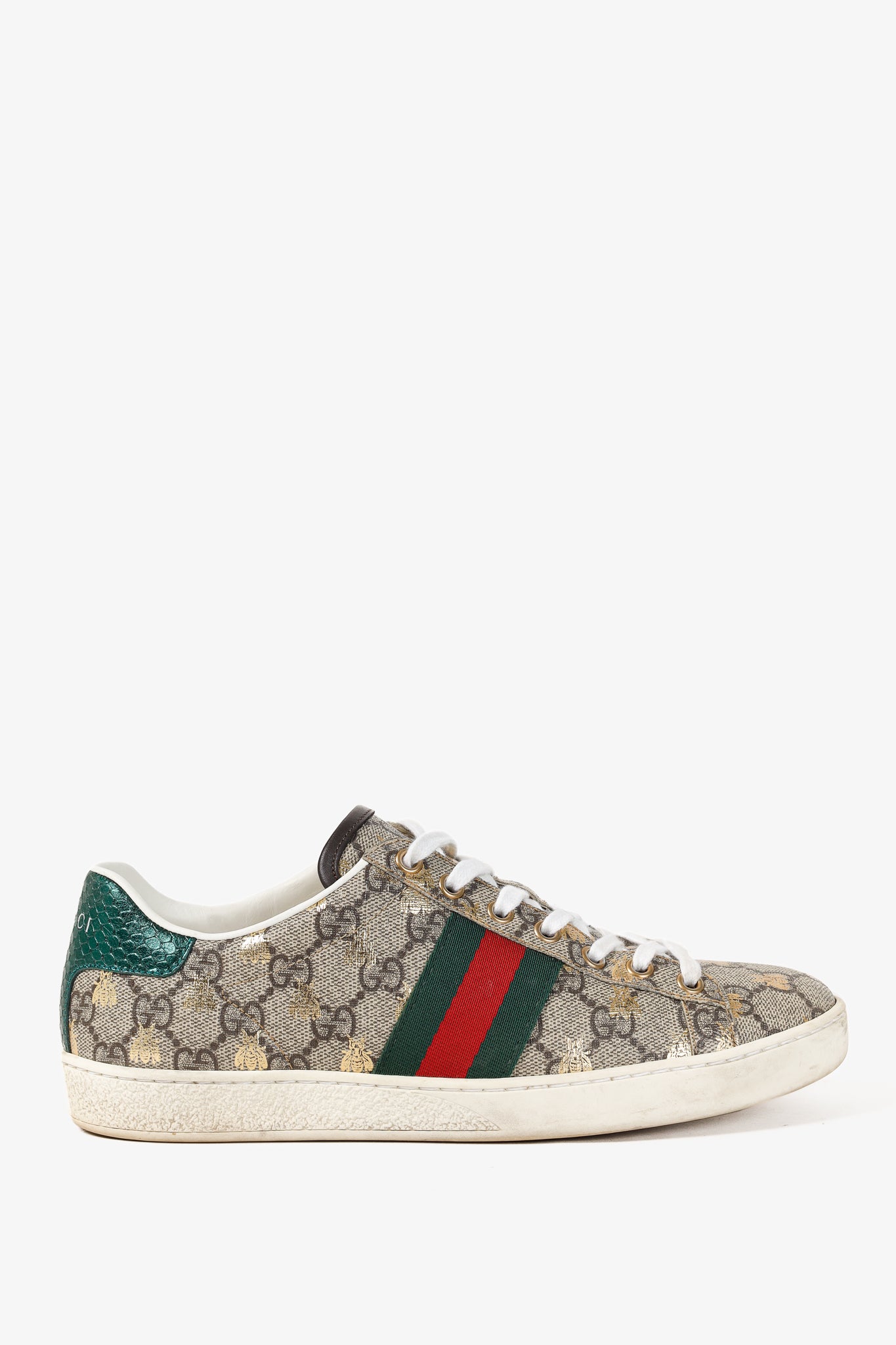 Gucci Ace GG Supreme Monogram Bee Sneakers
