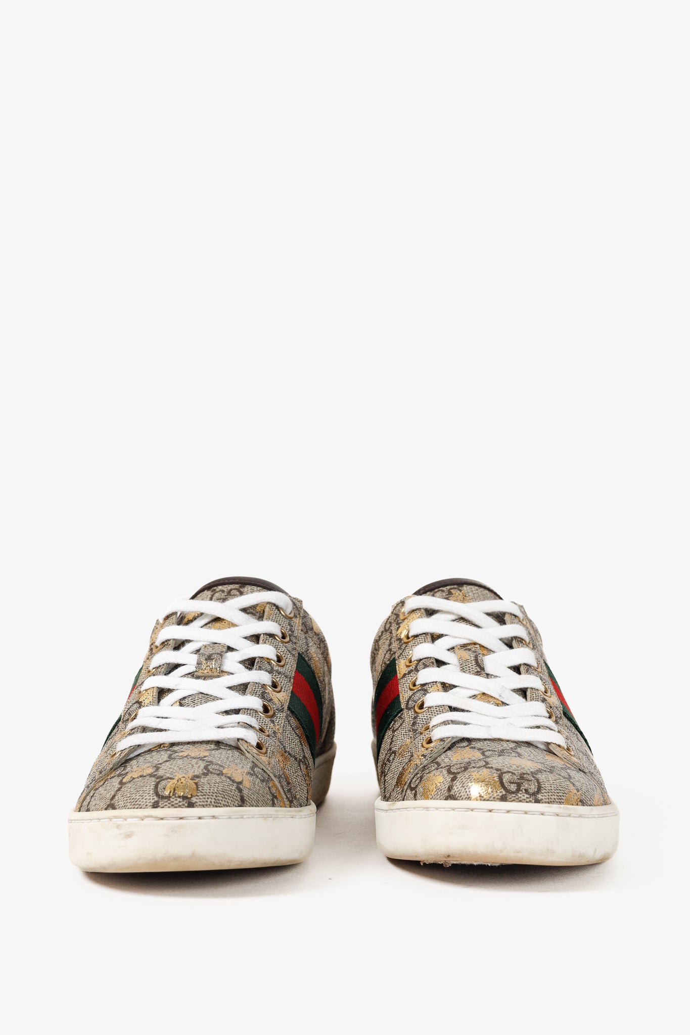 Gucci Ace GG Supreme Monogram Bee Sneakers