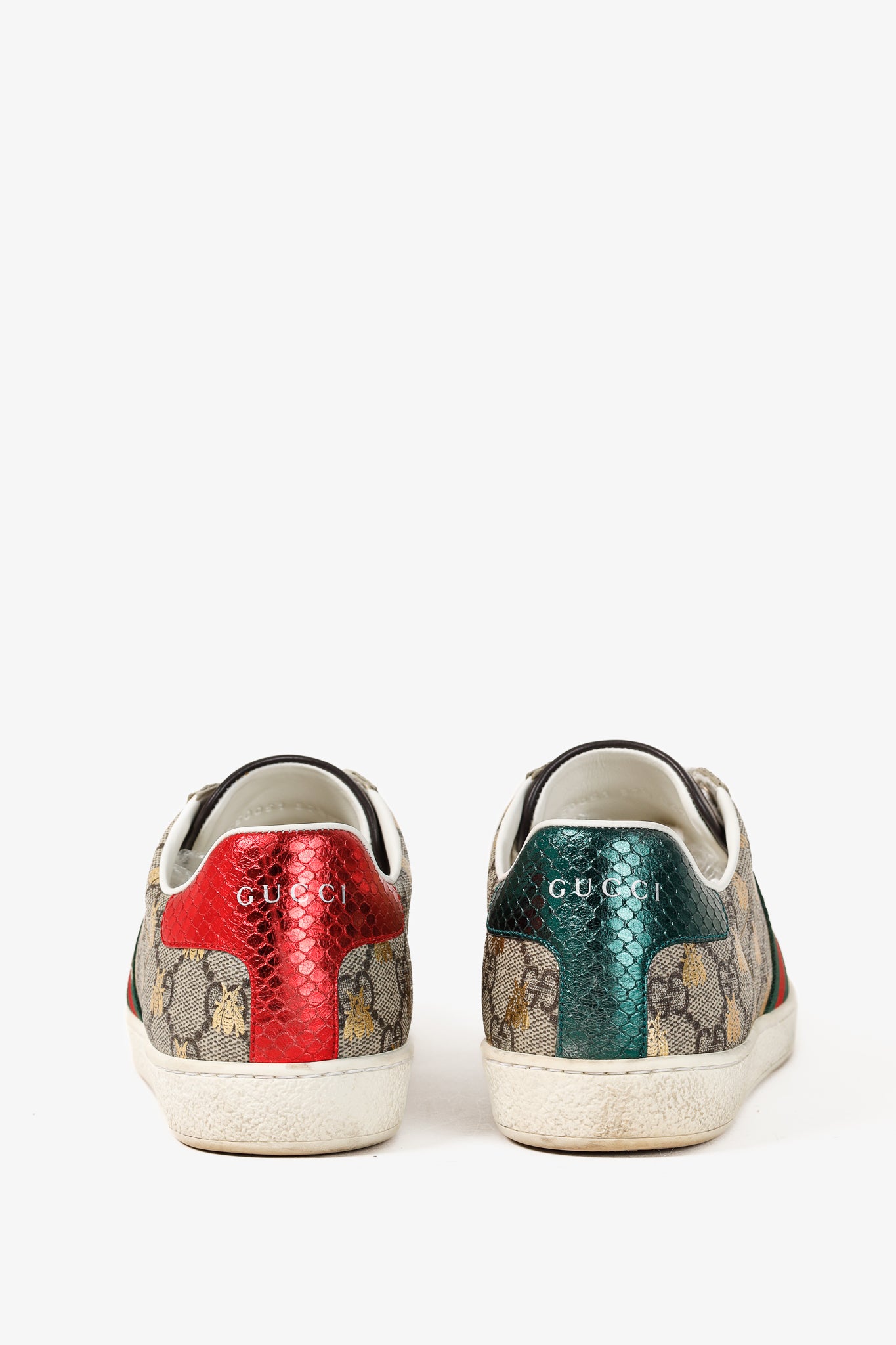 Gucci Ace GG Supreme Monogram Bee Sneakers