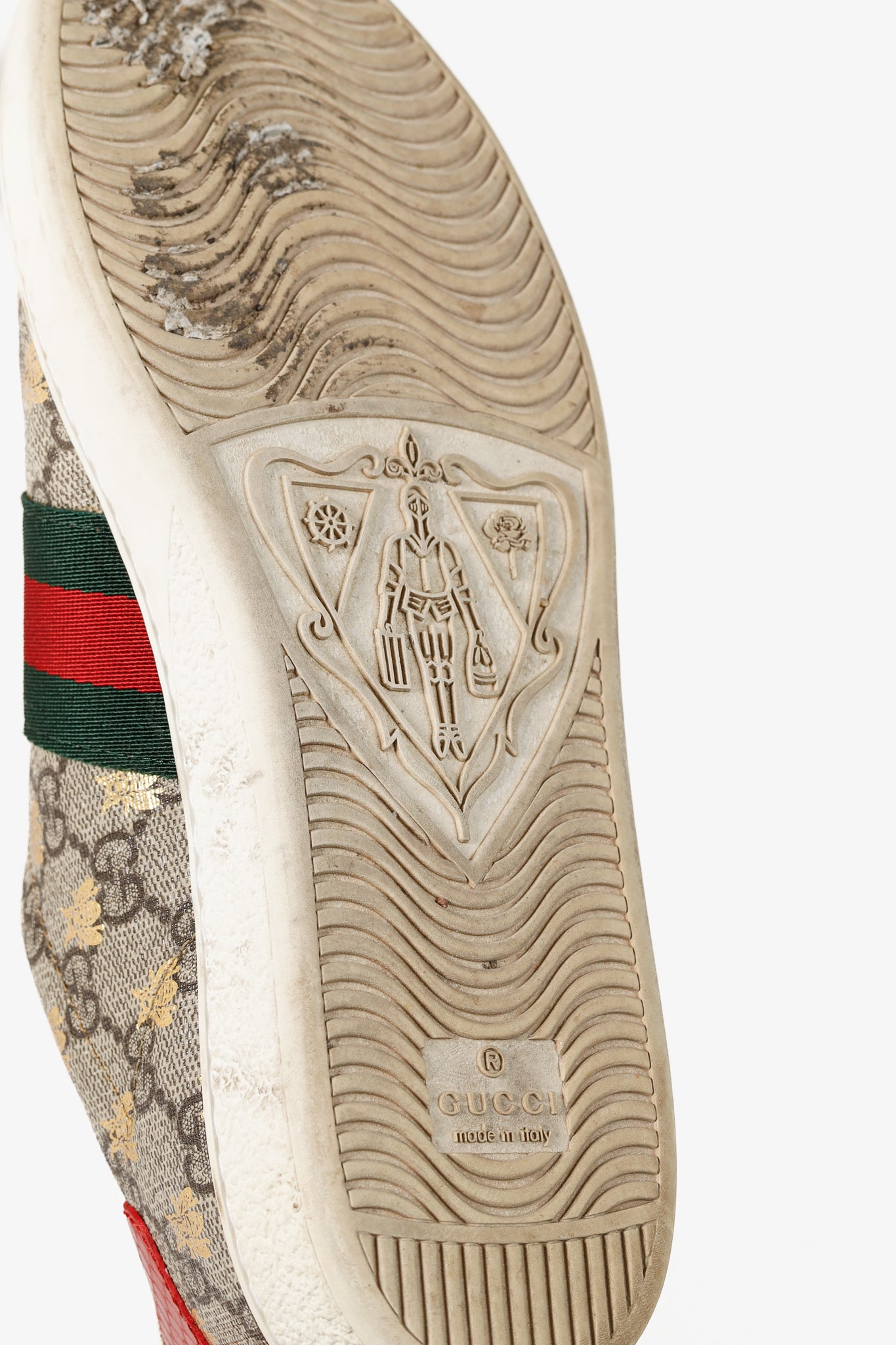 Gucci Ace GG Supreme Monogram Bee Sneakers