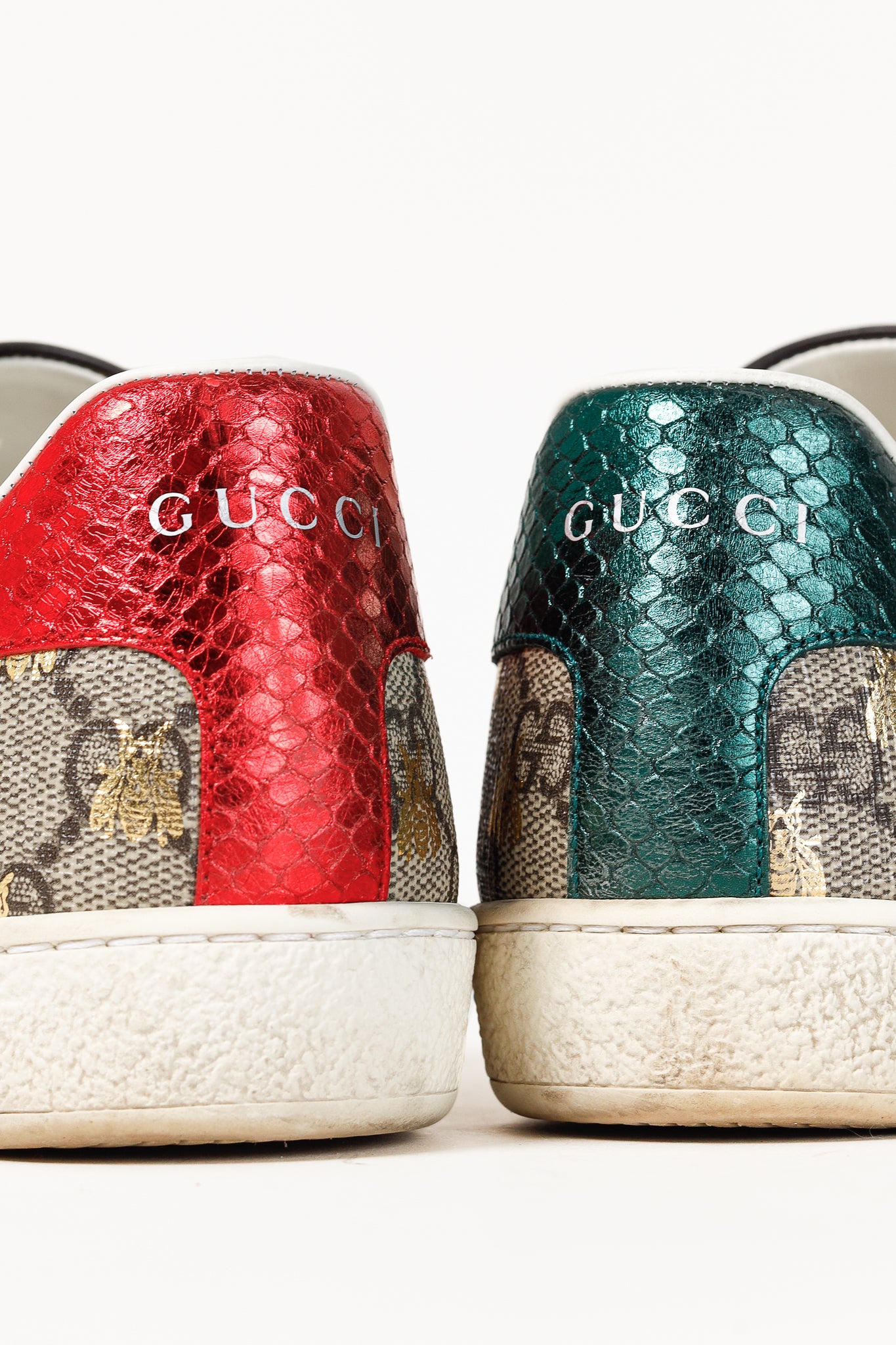 Gucci Ace GG Supreme Monogram Bee Sneakers