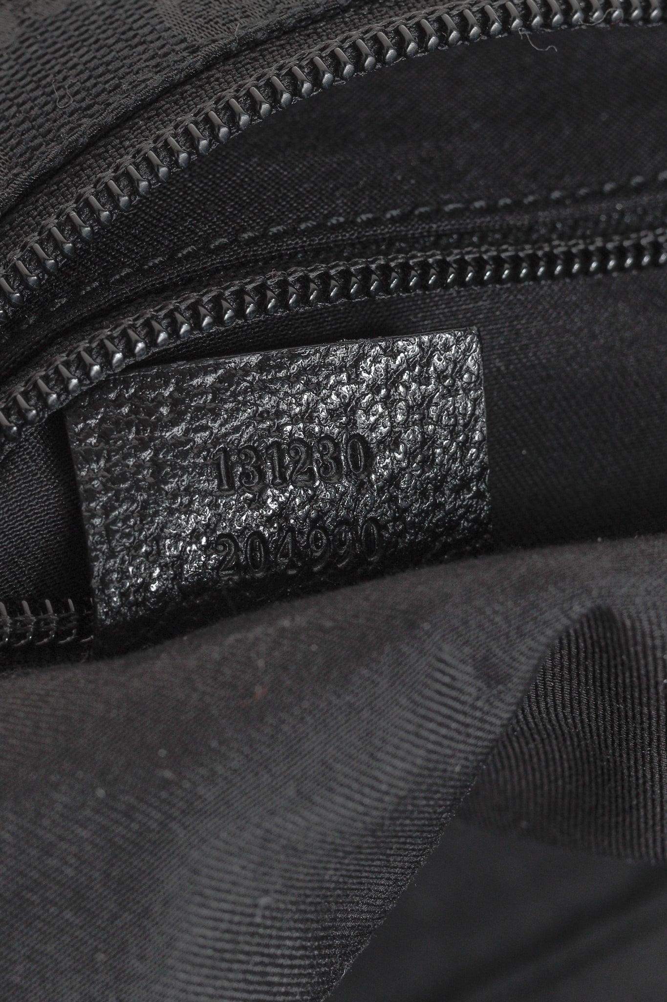 Gucci Black GG Canvas Web-Strap Small Tote