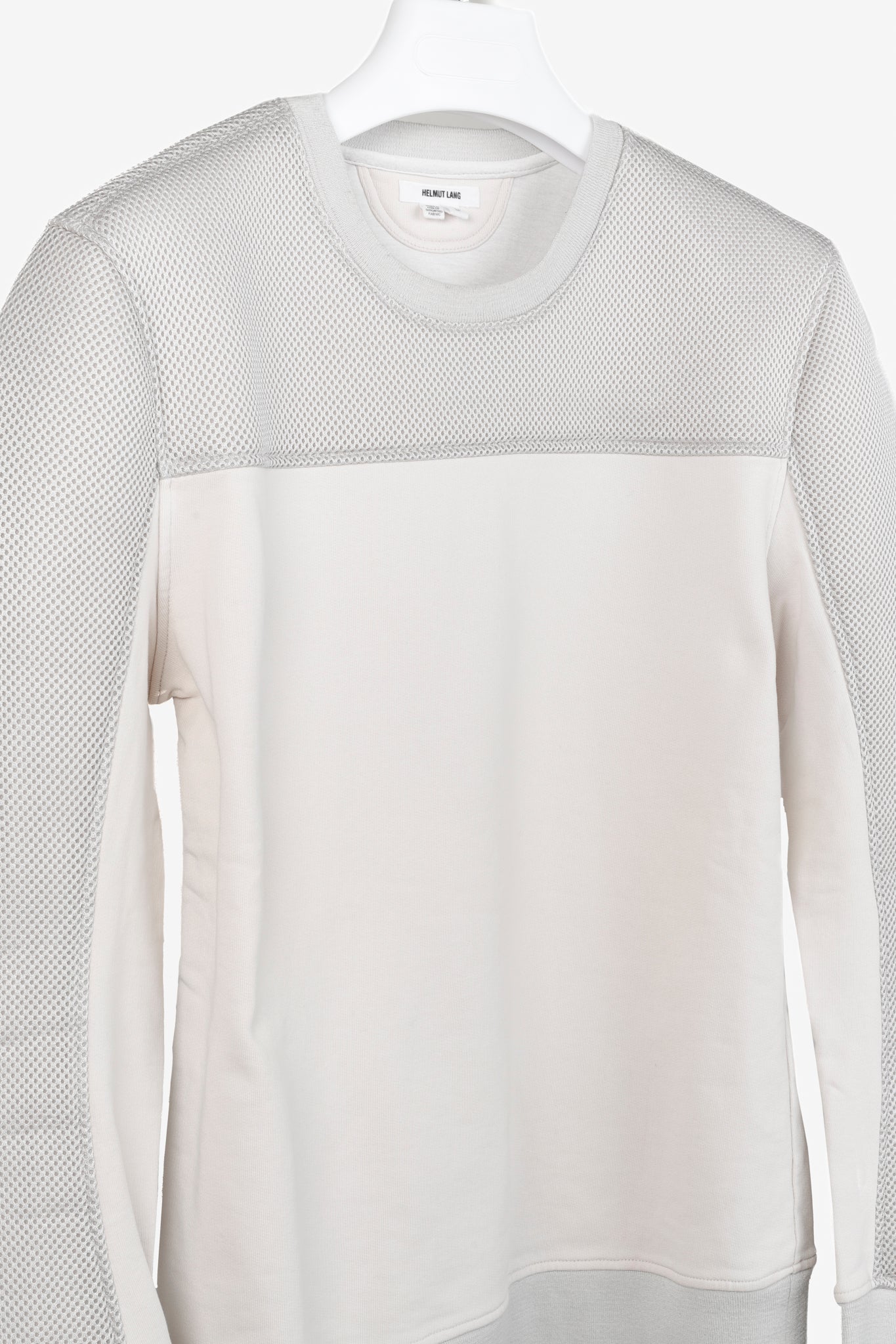 Helmut Lang SS/15 Fog Bonded Mesh Sweater