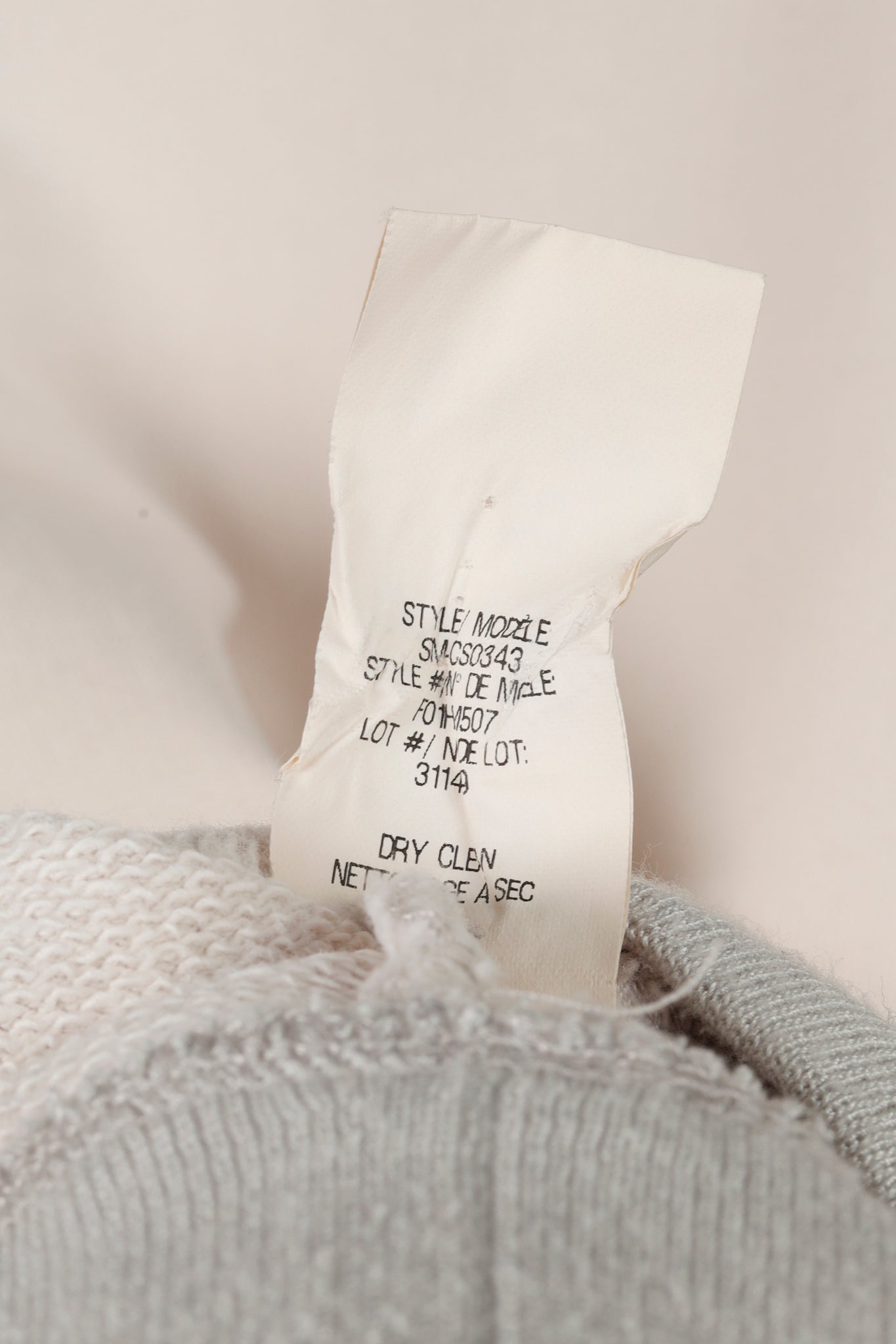 Helmut Lang SS/15 Fog Bonded Mesh Sweater