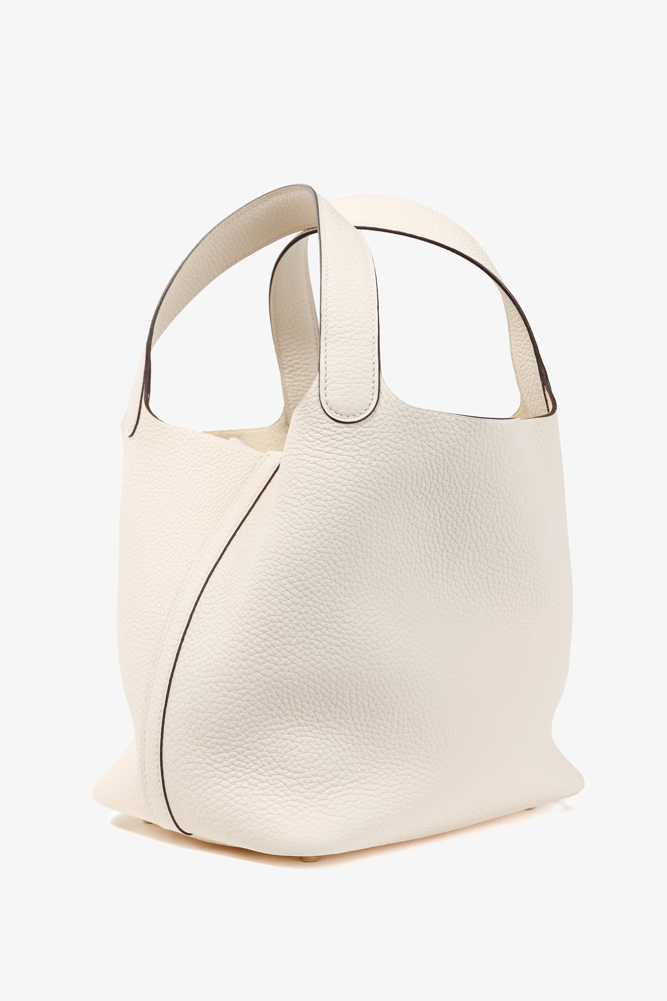 Hermes Picotin Lock 22 Nata Taurillon Clemence Leather Tote