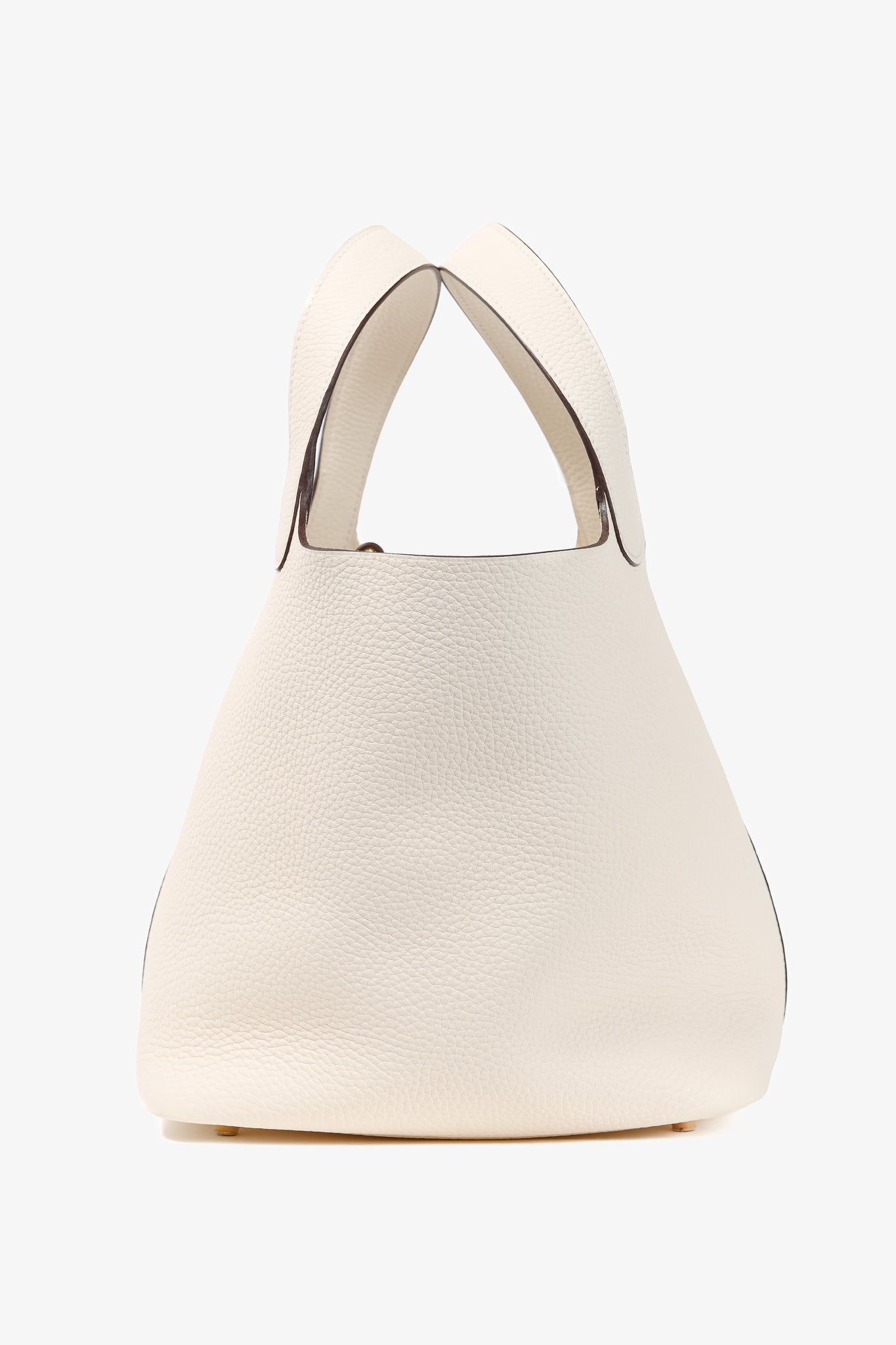 Hermes Picotin Lock 22 Nata Taurillon Clemence Leather Tote