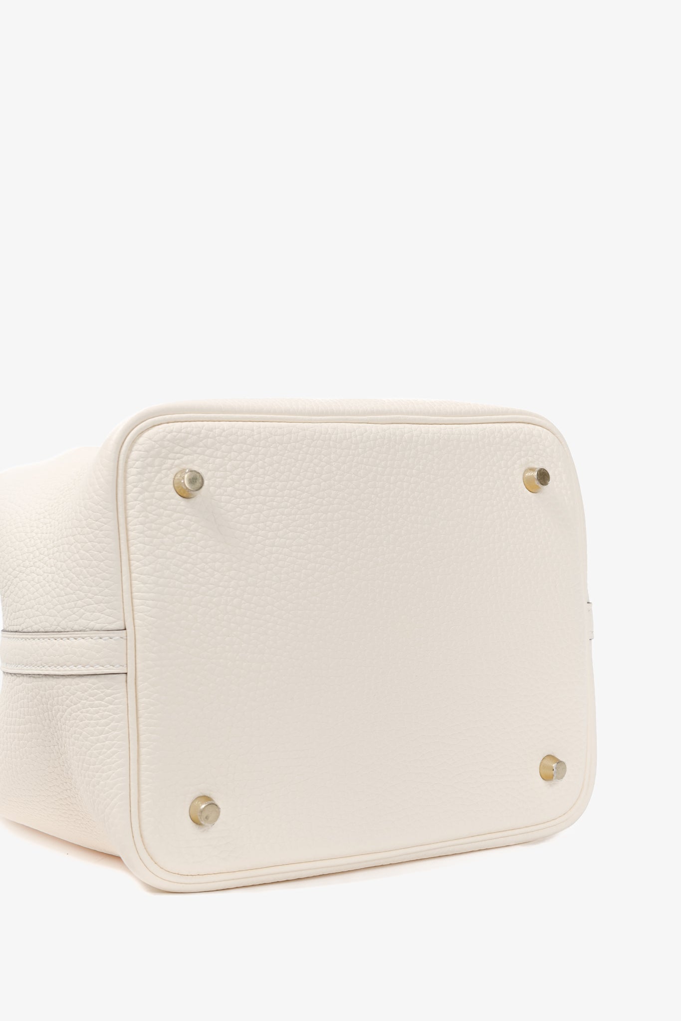 Hermes Picotin Lock 22 Nata Taurillon Clemence Leather Tote
