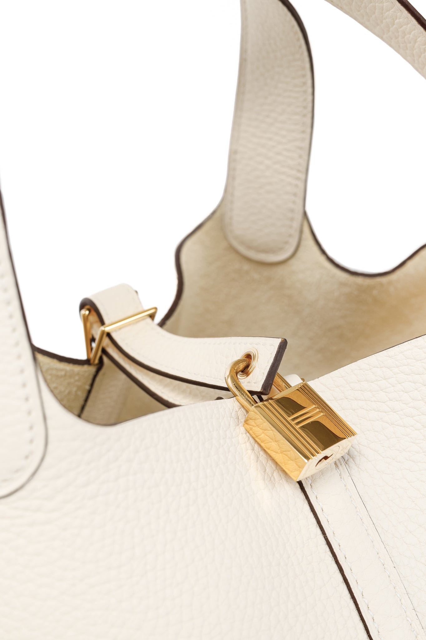 Hermes Picotin Lock 22 Nata Taurillon Clemence Leather Tote