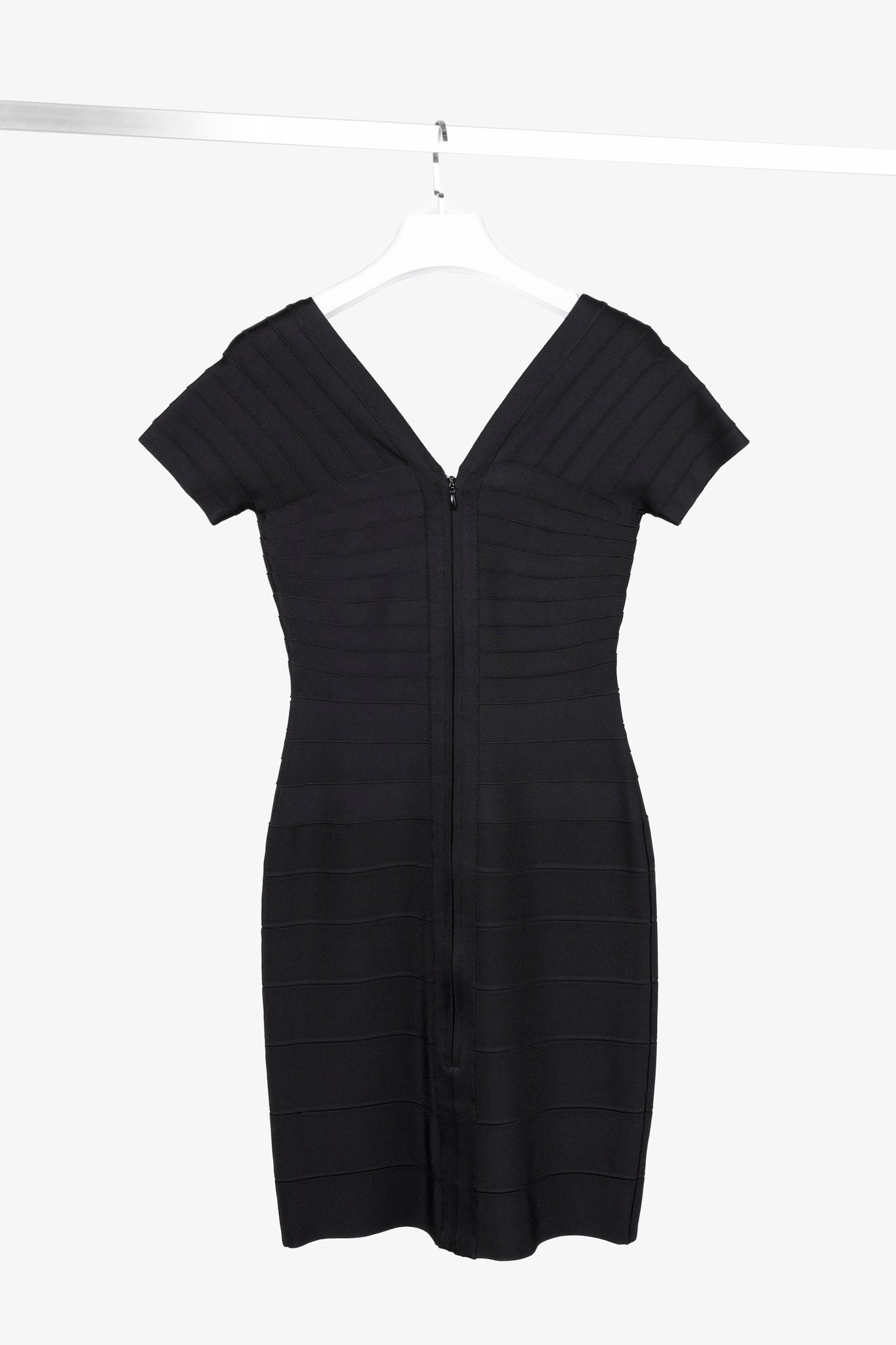 Herve Leger Black Bandage Dress