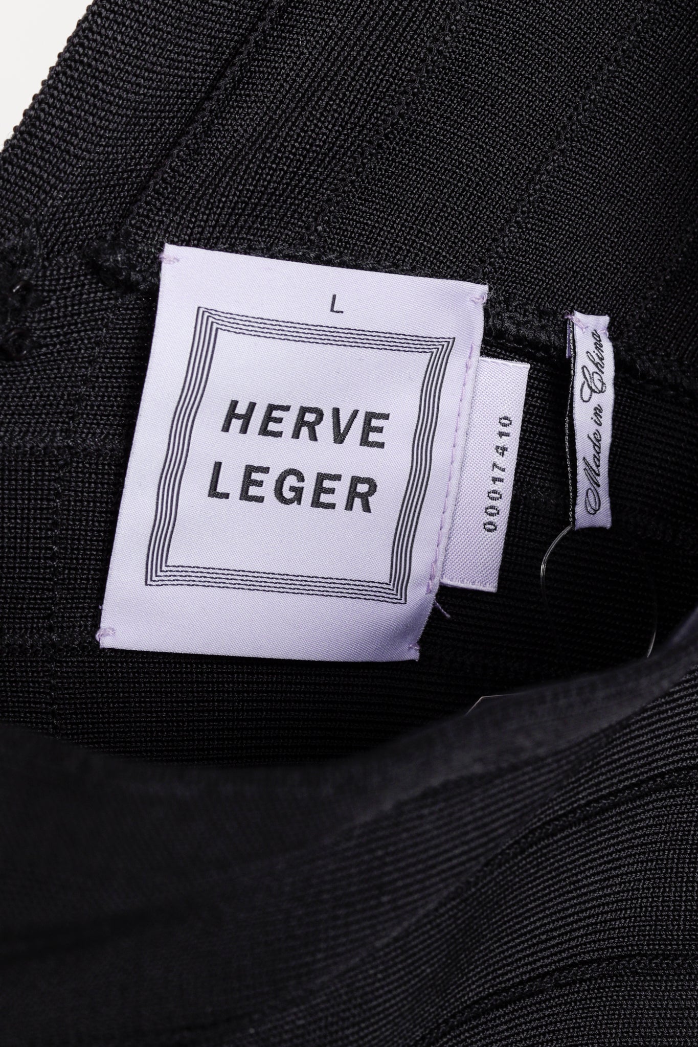 Herve Leger Black Bandage Dress
