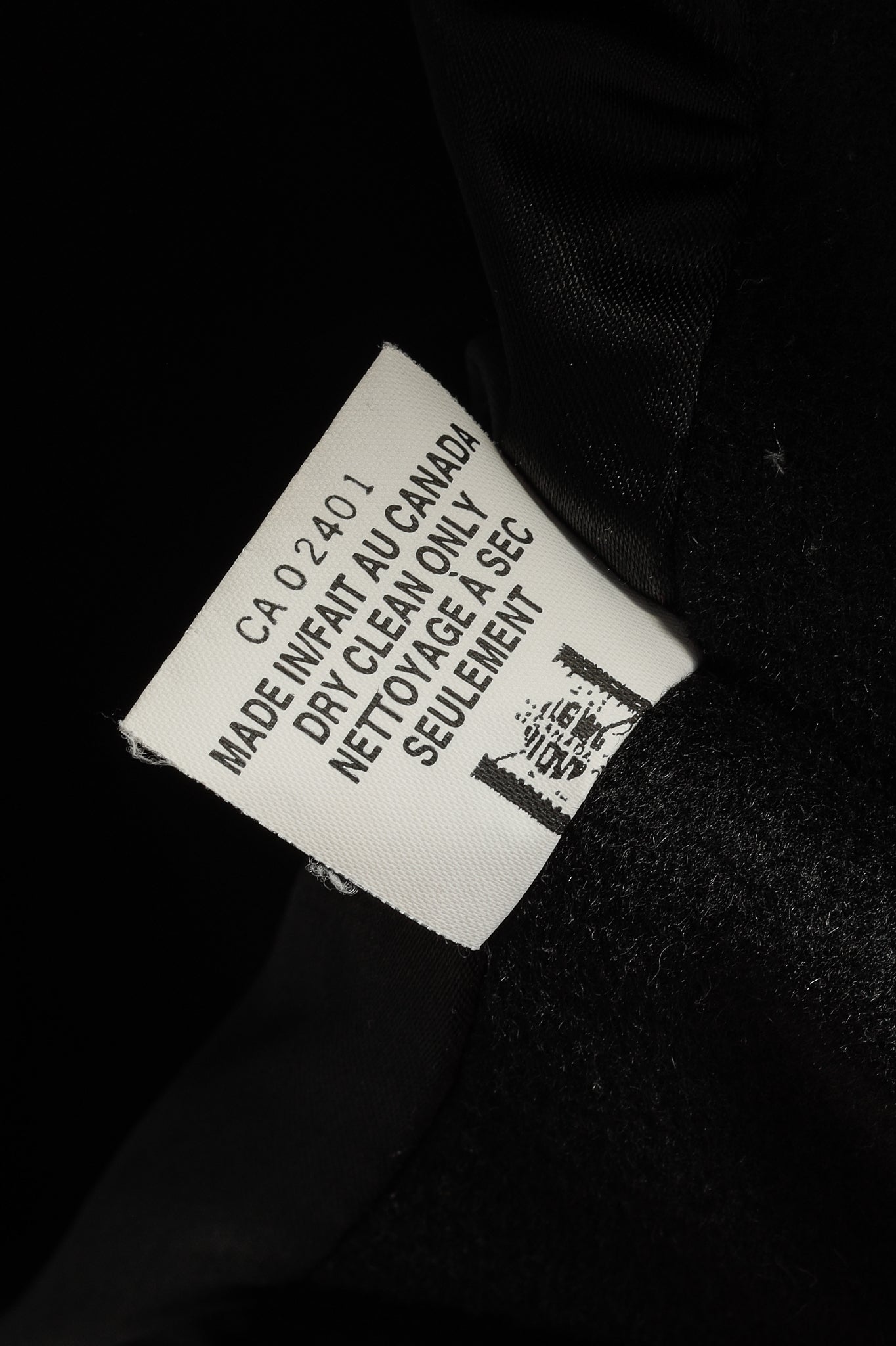 Holt Renfrew Black Wool Fur-Collar Belted Maxi Coat