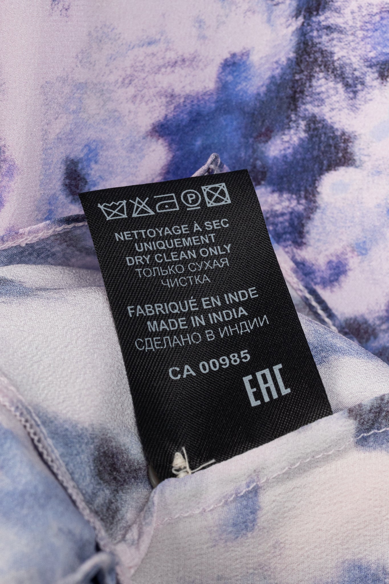 Isabel Marant Fidaje Blue Floral-Print Silk Crepe De Chine Gathered Blouse