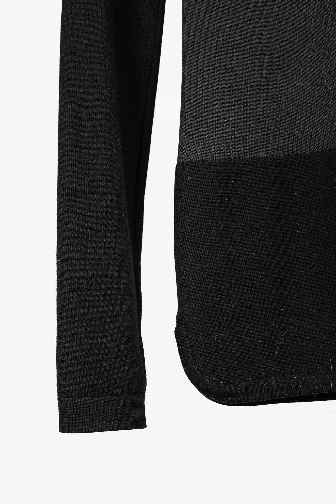 Isabel Marant Black & Midnight Colourblocked Wool-Blend Sweater
