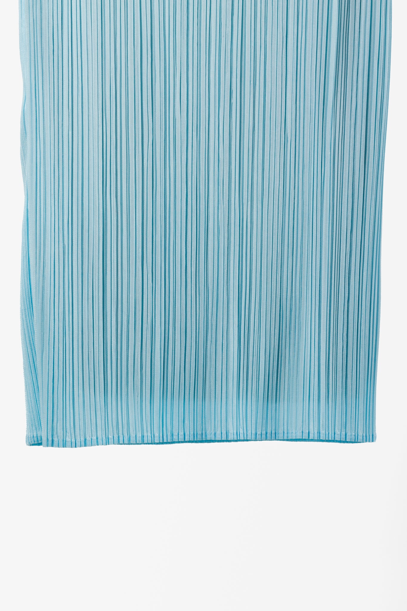 Issey Miyake Light Blue Pleated Skirt
