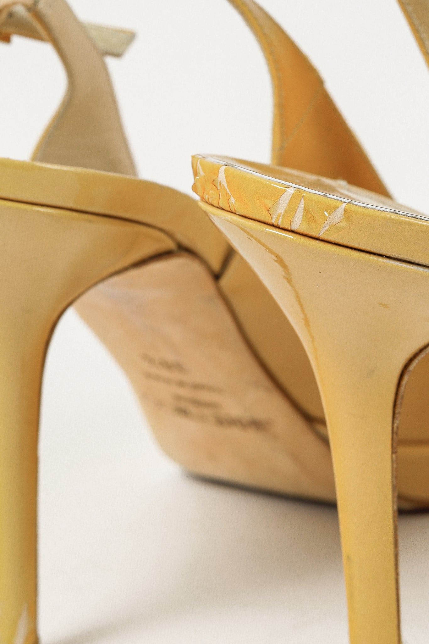 Jimmy Choo Nova Beige Nude Patent Platform Stiletto Heel Peep Toe Slingback Sandal