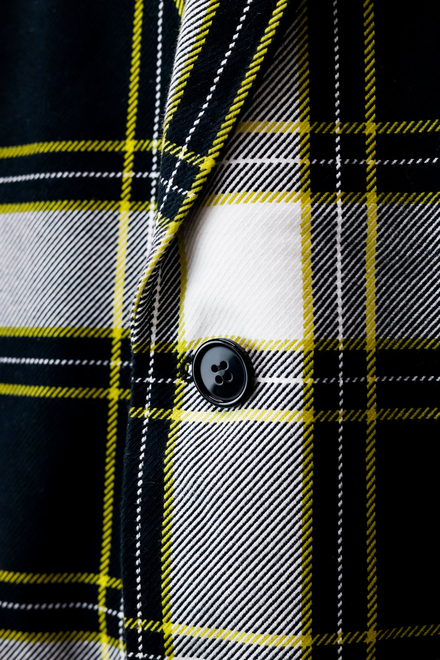 John Lawrence Sullivan Black and White Plaid Jacket