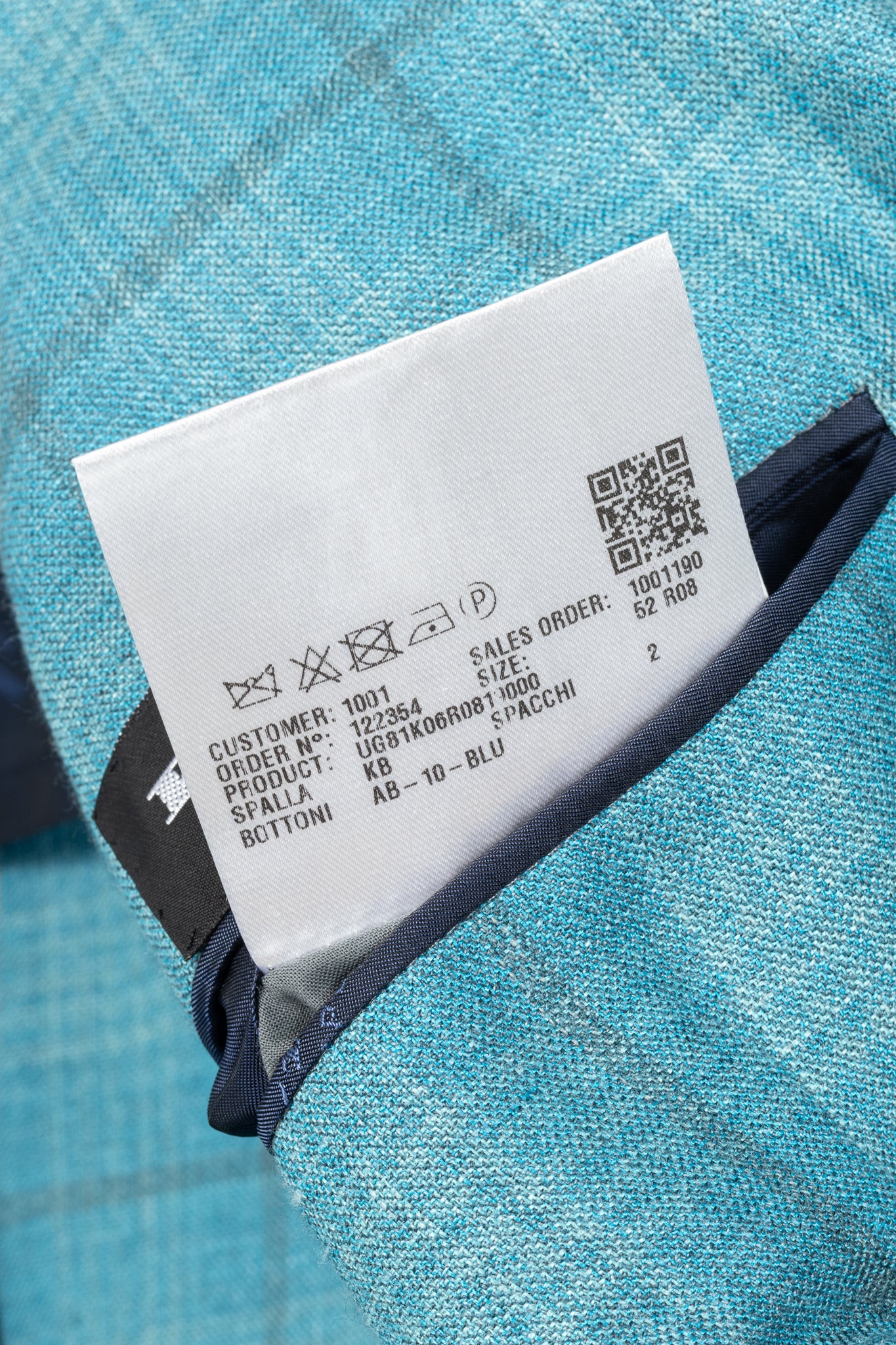 Kiton Blue Check Cashmere & Silk Flannel Blazer