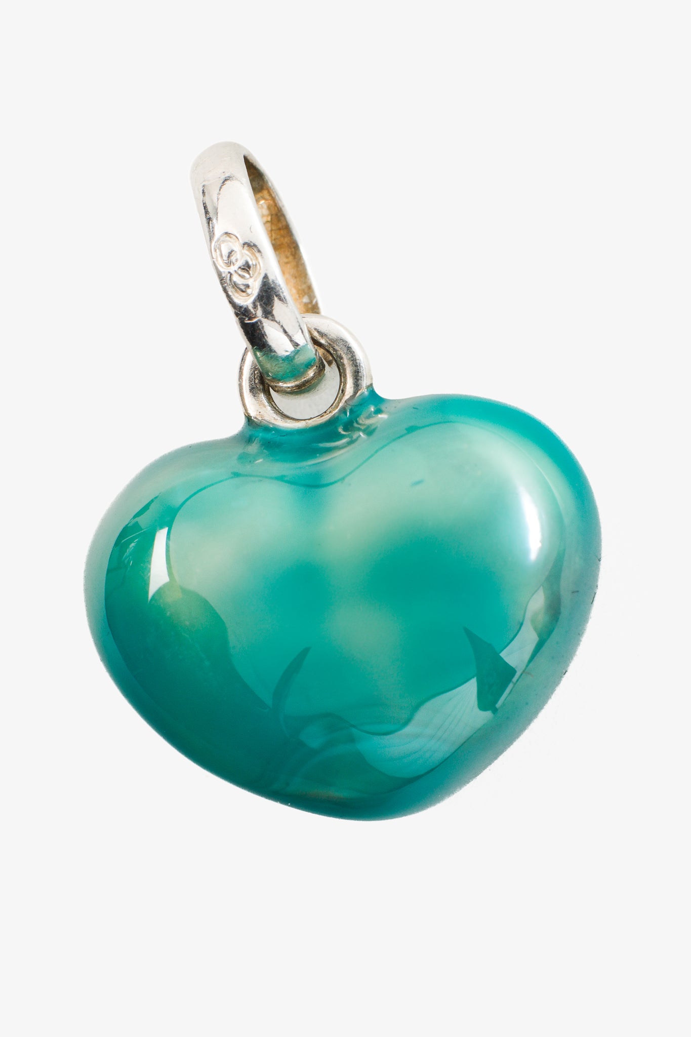 Links of London Green Enamel Heart Charm