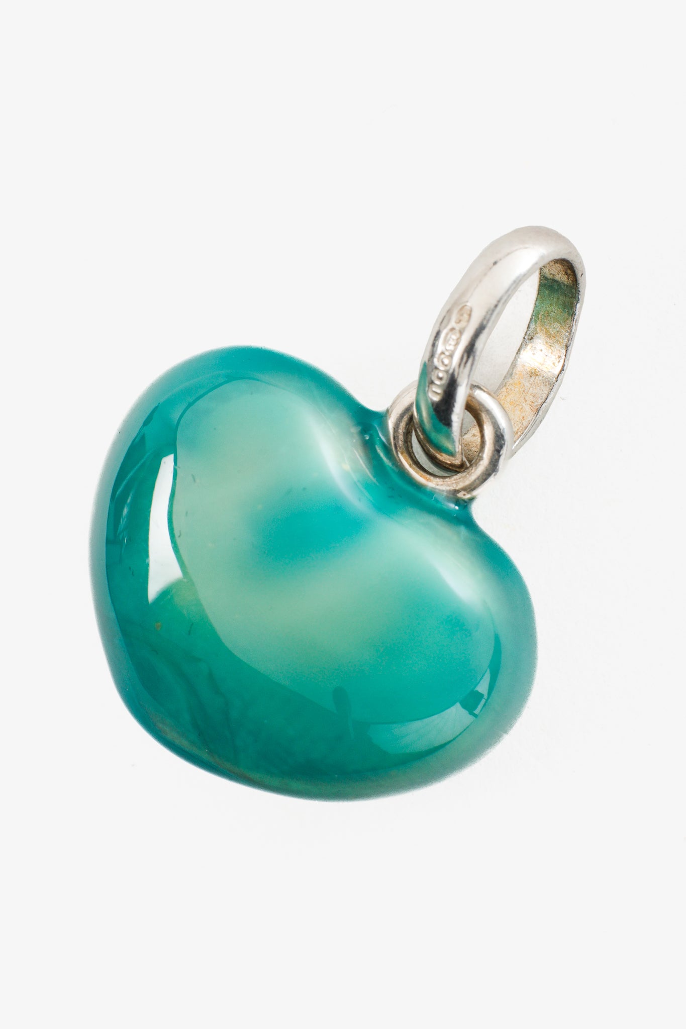 Links of London Green Enamel Heart Charm