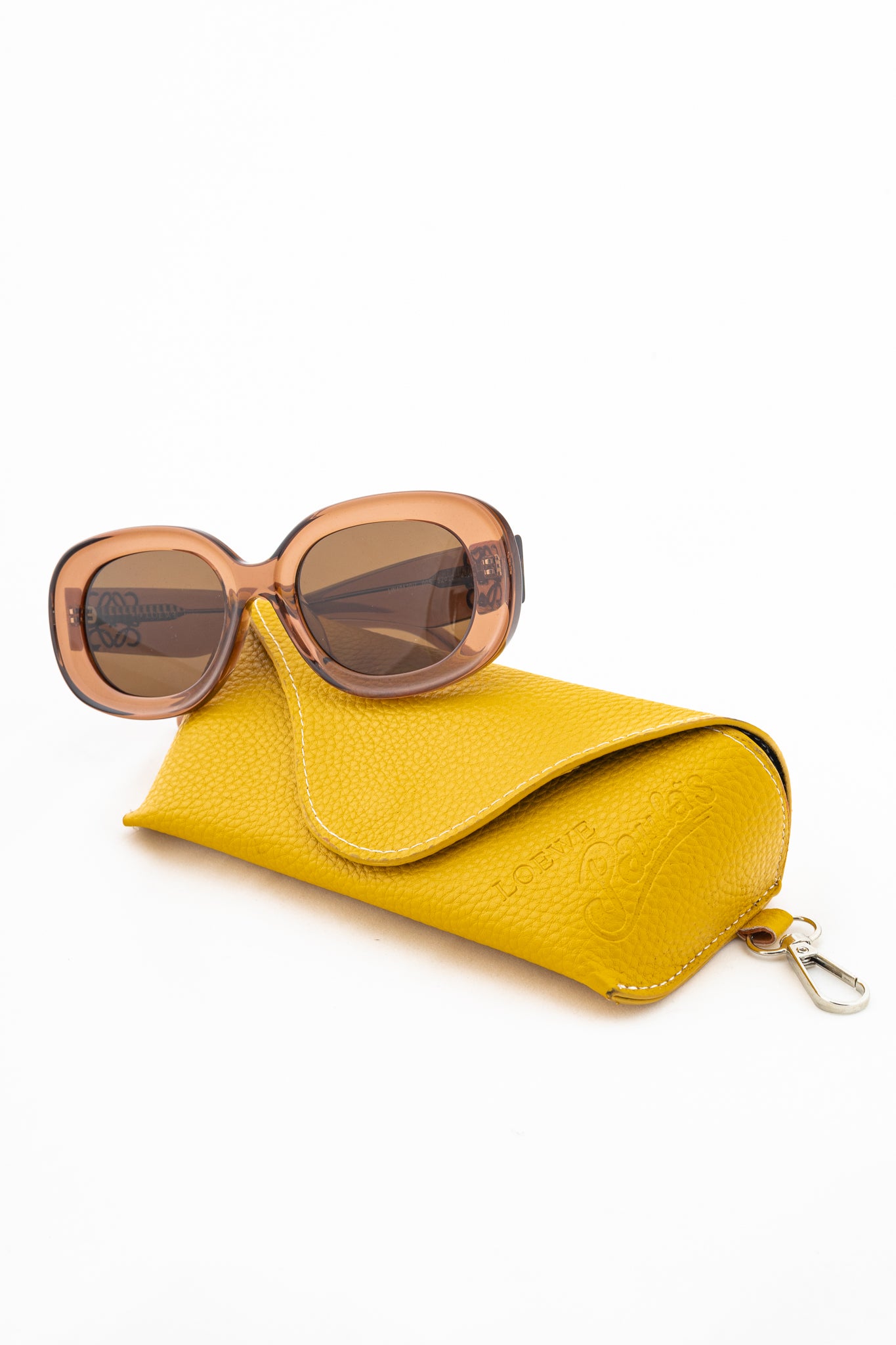 Loewe LW40120U Blush Acetate Anagram Sunglasses