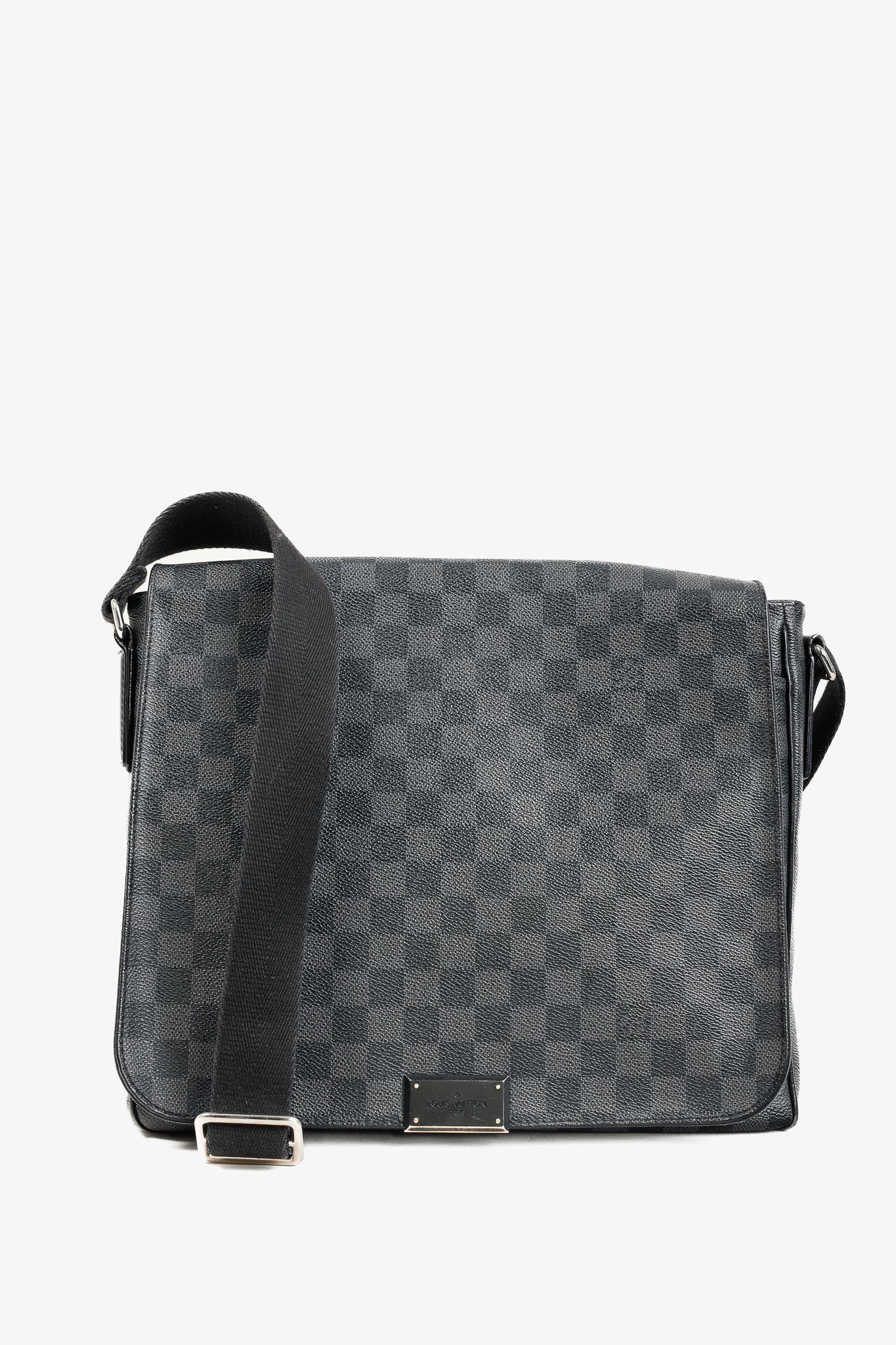 Louis Vuitton Graphite Damier District MM Cross Body Bag