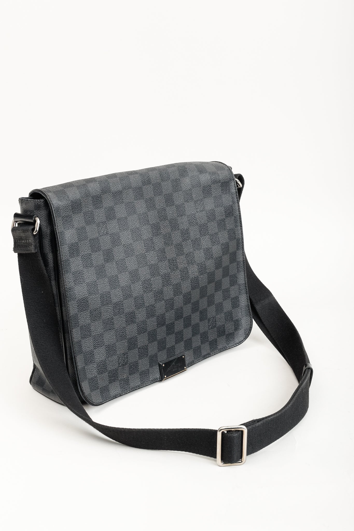 Louis Vuitton Graphite Damier District MM Cross Body Bag