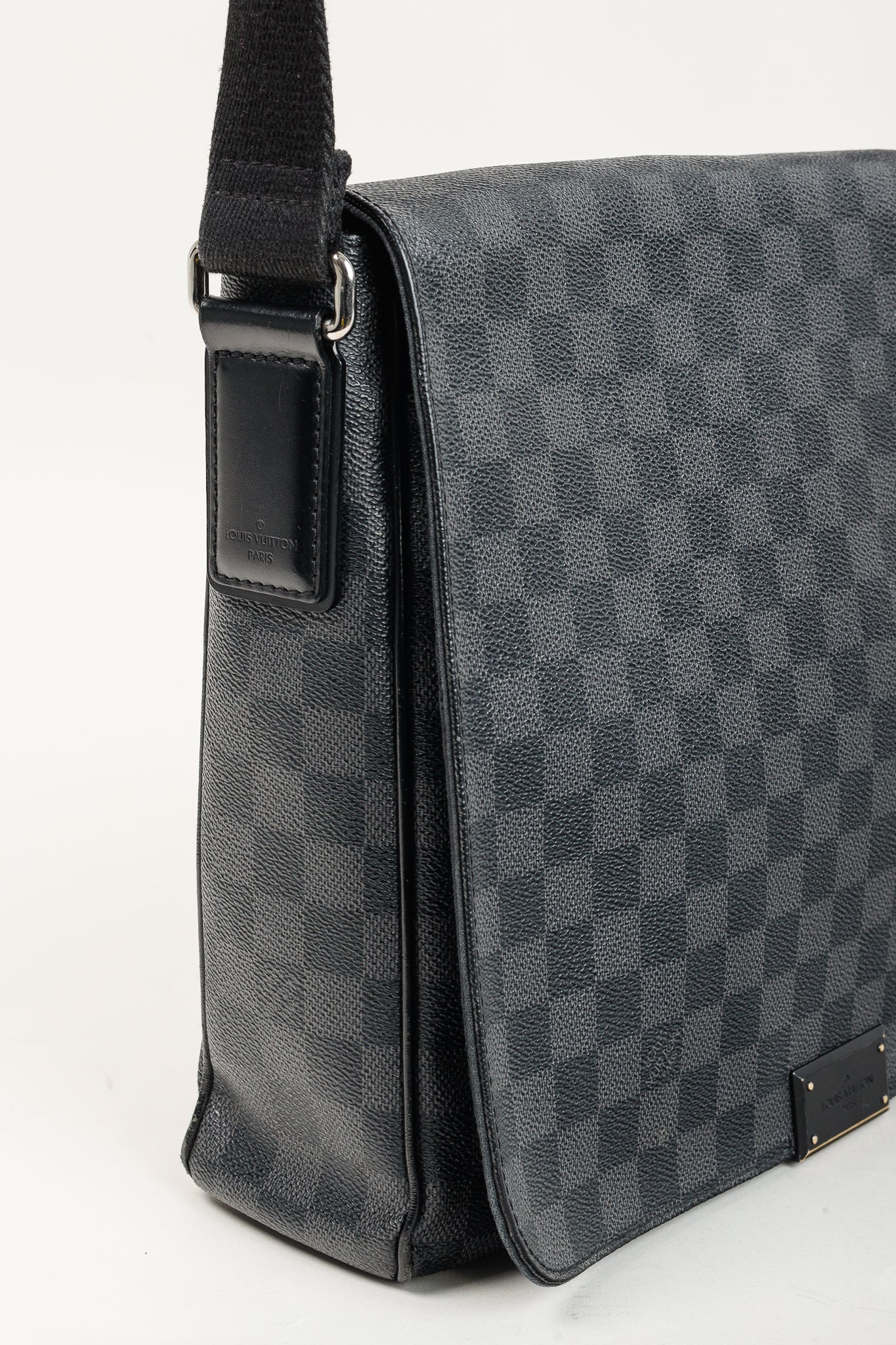 Louis Vuitton Graphite Damier District MM Cross Body Bag