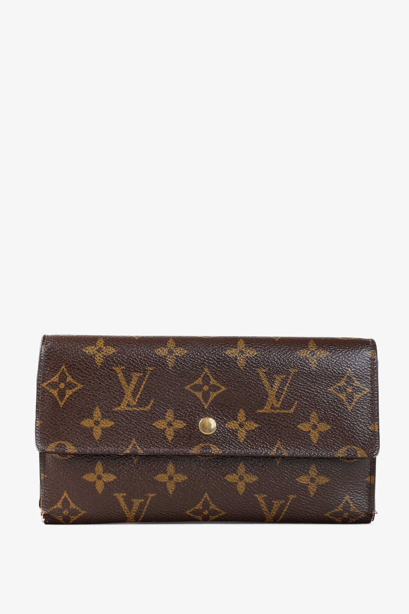 Louis Vuitton Brown Porte Tresor Monogram Canvas International Wallet